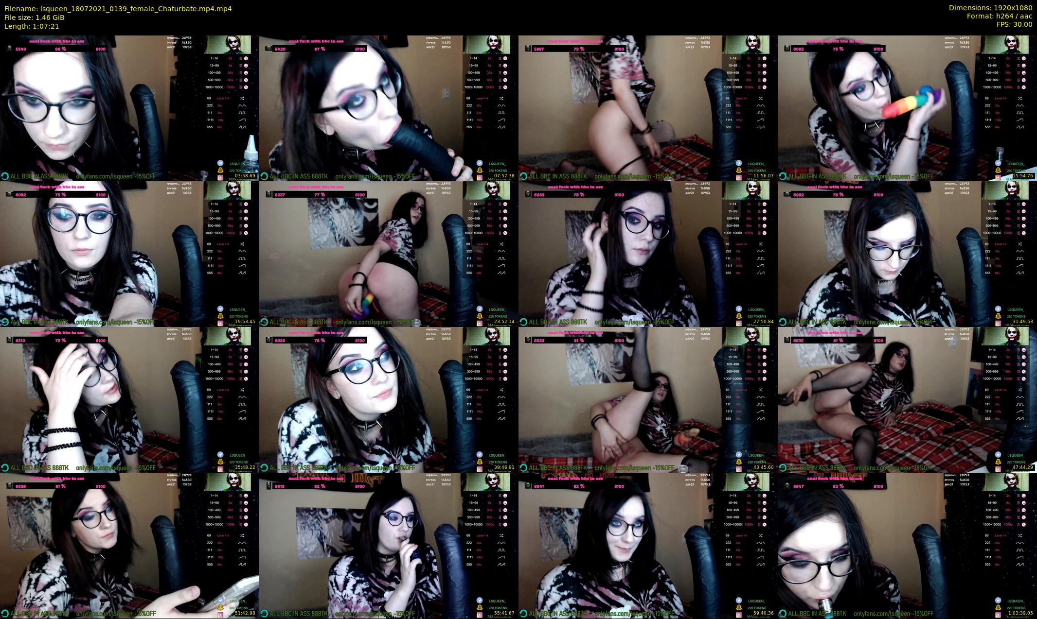 lsqueen — 68 minute Chaturbate female cam show recording, 1080p, Jul 18, 2021