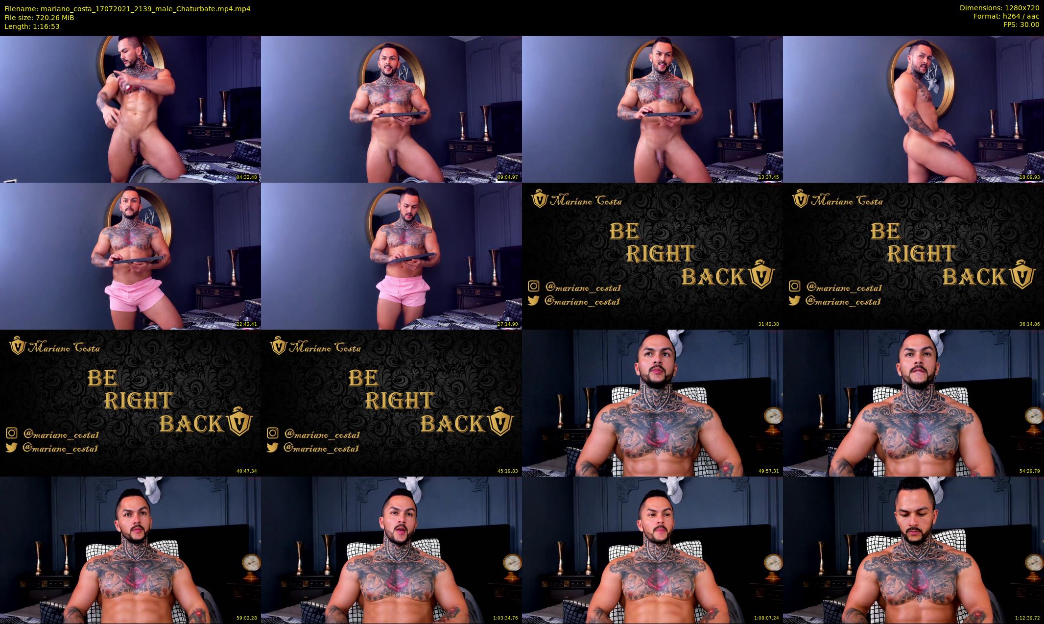 mariano_costa — 77 minute Chaturbate male cam show recording, 720p, Jul 17, 2021