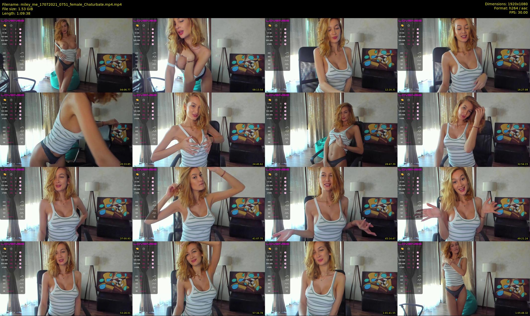 miley_me — 70 minute Chaturbate female cam show recording, 1080p, Jul 17, 2021