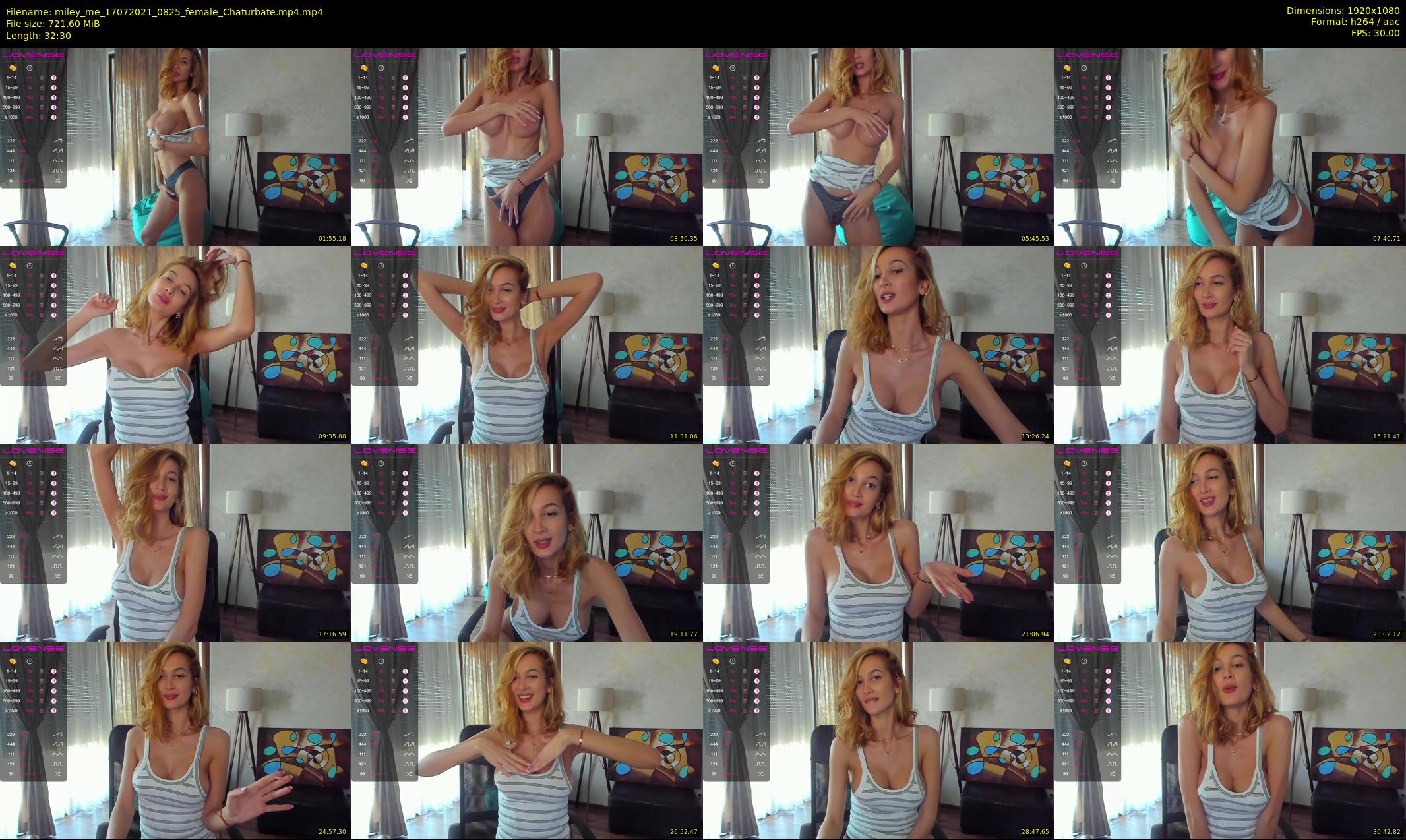 miley_me — 33 minute Chaturbate female cam show recording, 1080p, Jul 17, 2021