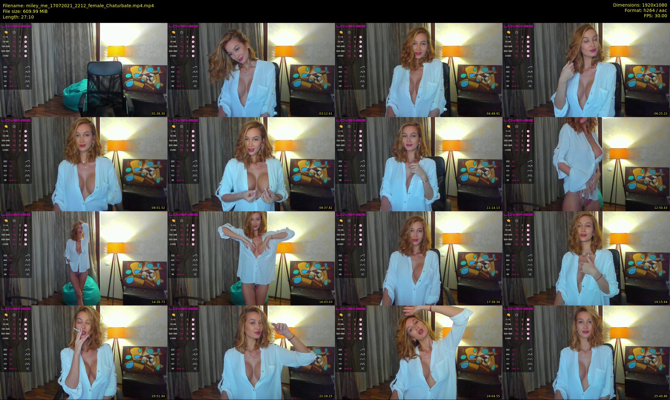 miley_me — 28 minute Chaturbate female cam show recording, 1080p, Jul 17, 2021