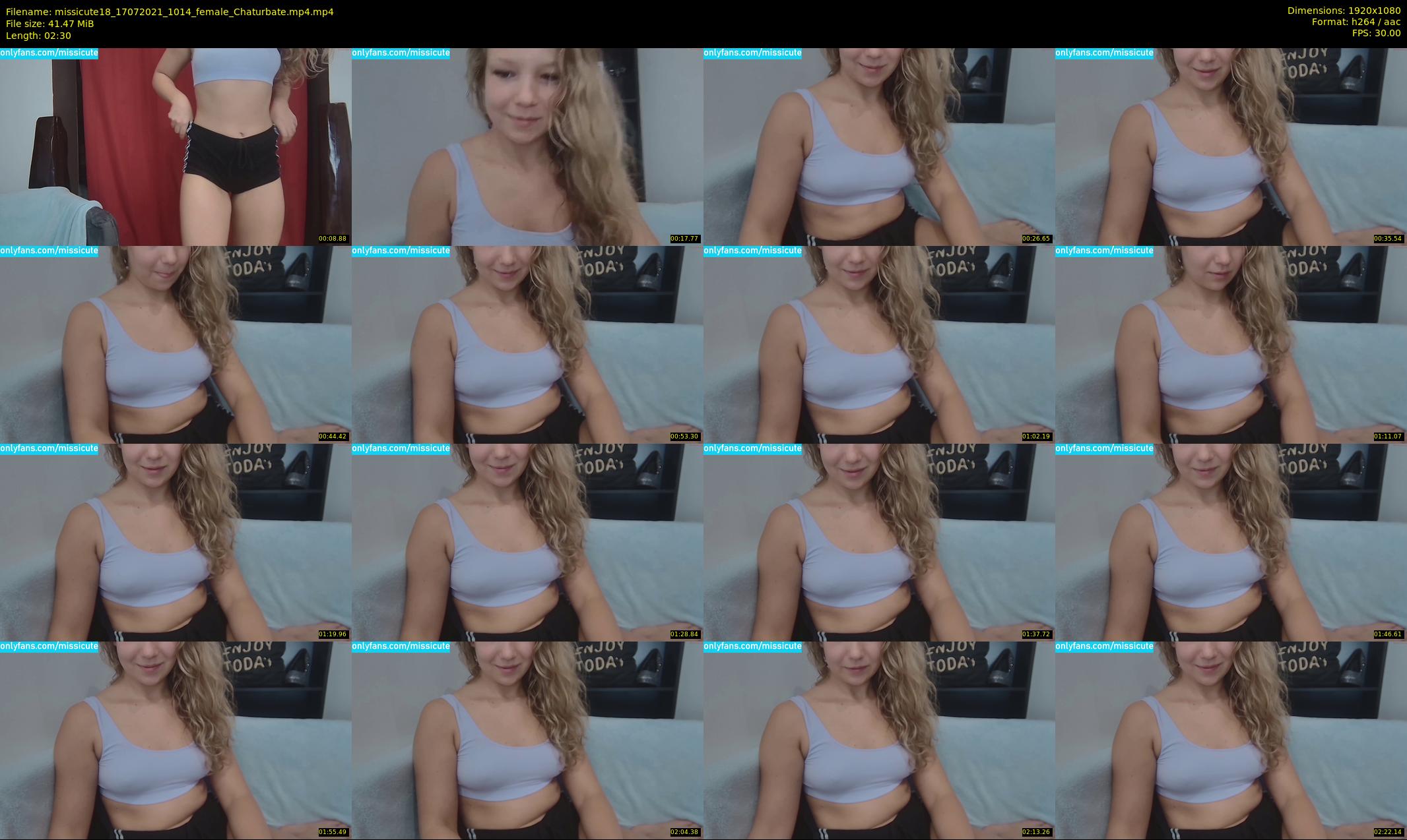 missicute18 — 3 minute Chaturbate female cam show recording, 1080p, Jul 17, 2021