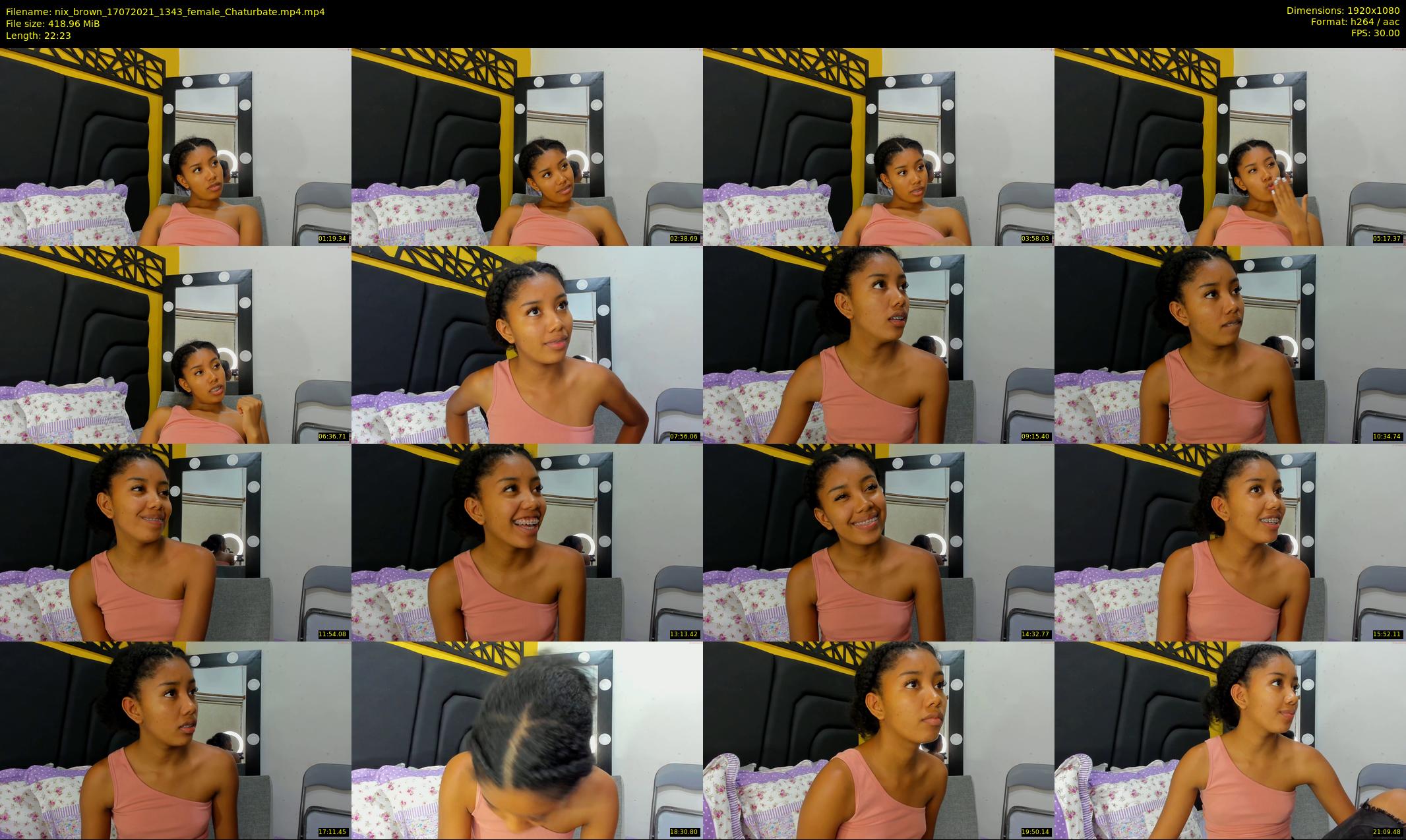 nix_brown — 23 minute Chaturbate female cam show recording, 1080p, Jul 17, 2021
