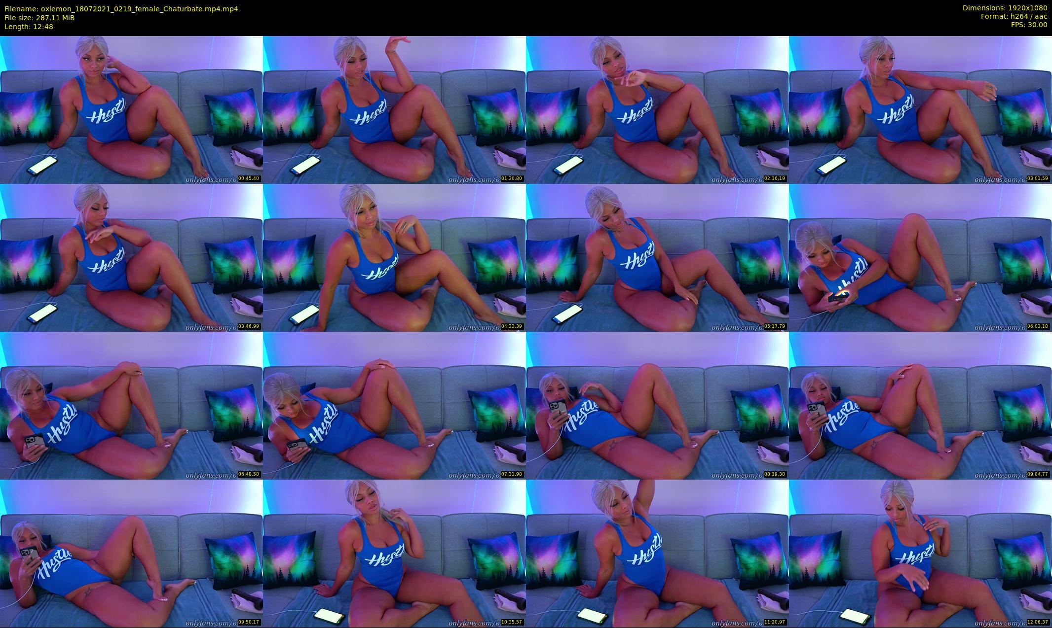 oxlemon — 13 minute Chaturbate female cam show recording, 1080p, Jul 18, 2021