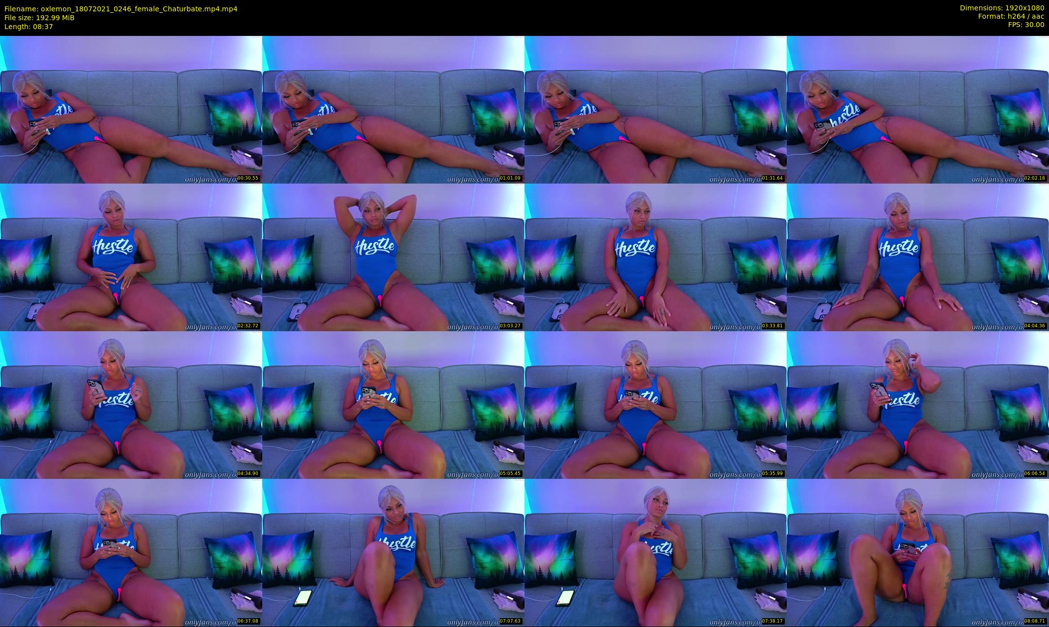 oxlemon — 9 minute Chaturbate female cam show recording, 1080p, Jul 18, 2021