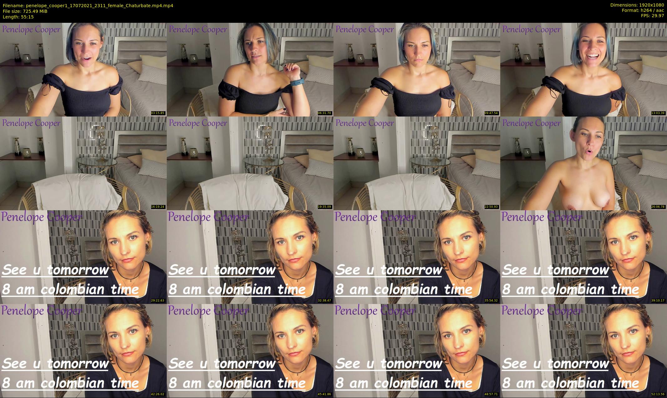 penelope_cooper1 — 56 minute Chaturbate female cam show recording, 1080p, Jul 17, 2021