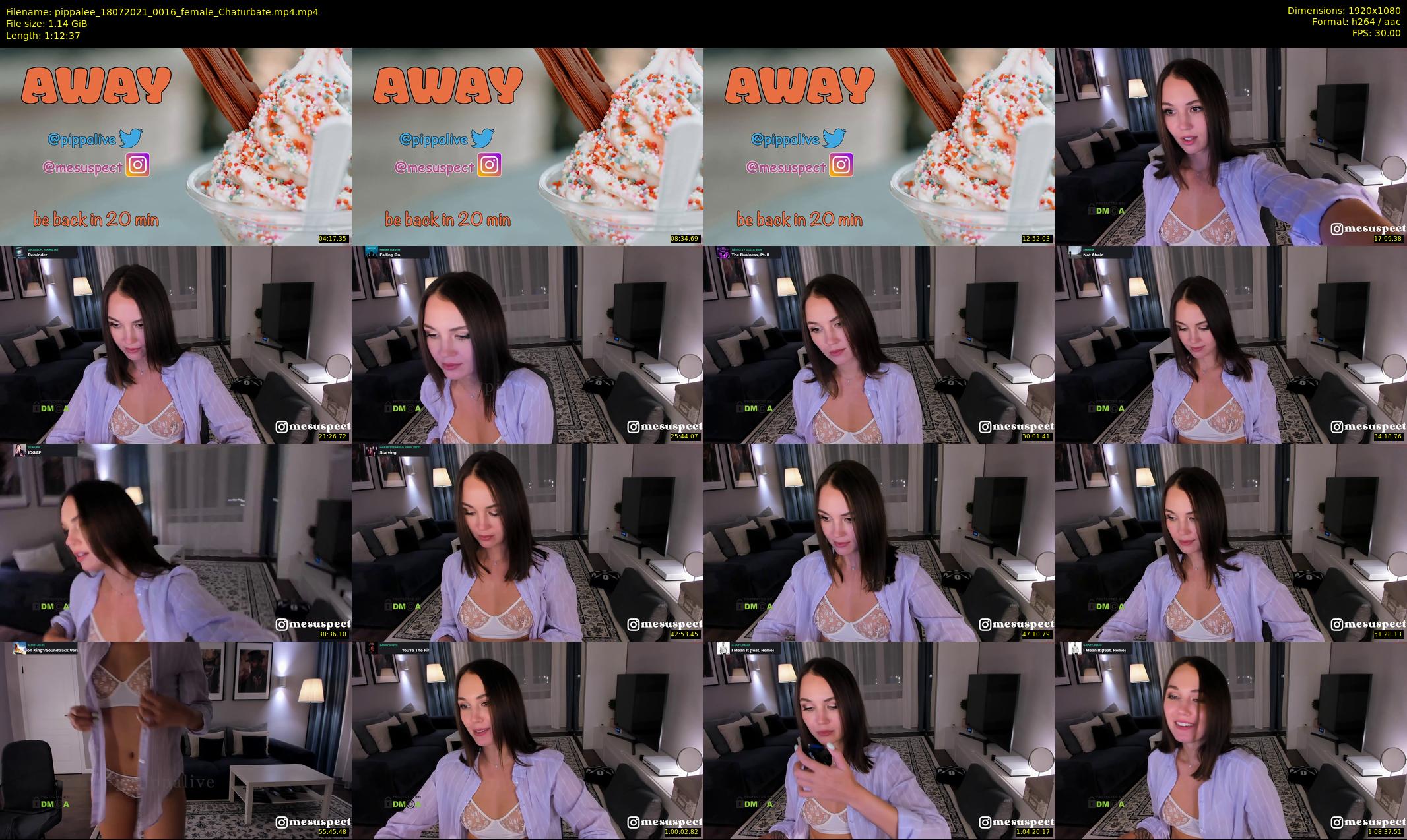 pippalee — 73 minute Chaturbate female cam show recording, 1080p, Jul 18, 2021