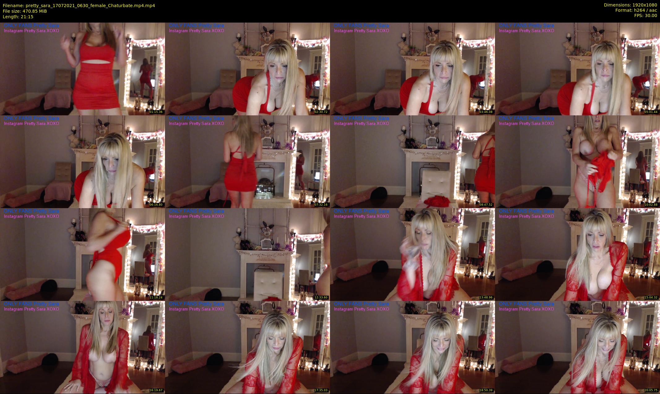 pretty_sara — 22 minute Chaturbate female cam show recording, 1080p, Jul 17, 2021