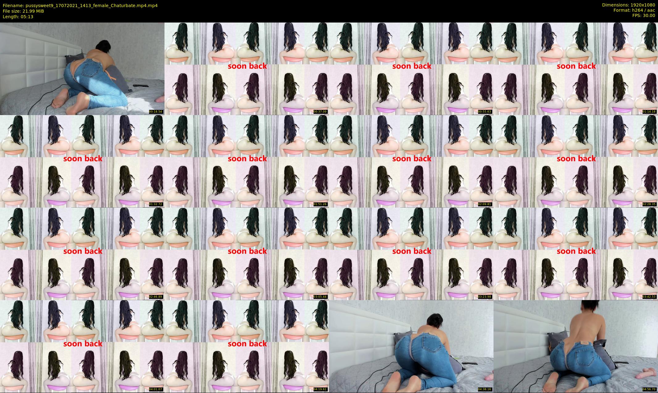 pussysweet9 — 6 minute Chaturbate female cam show recording, 1080p, Jul 17, 2021