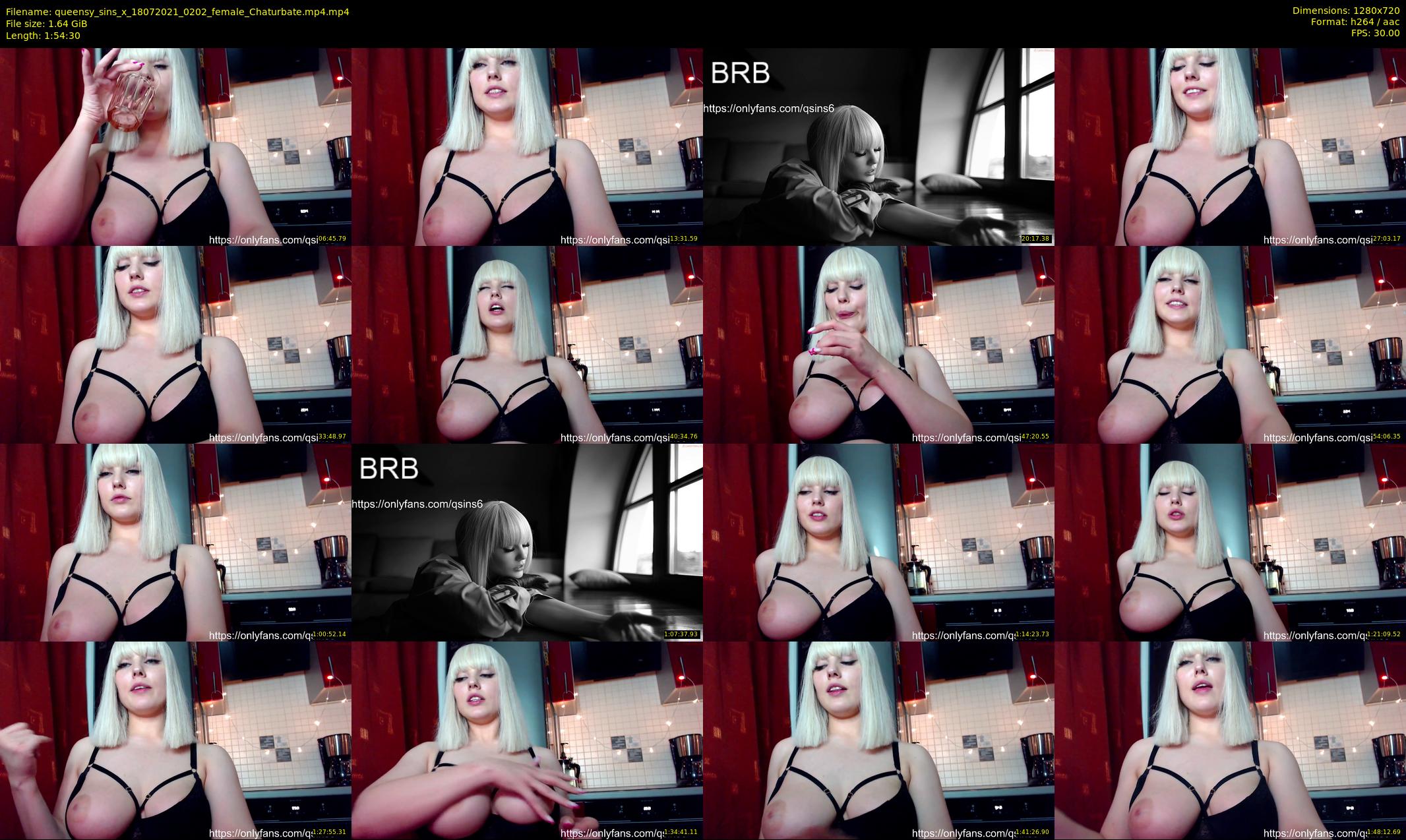 queensy_sins_x — 115 minute Chaturbate female cam show recording, 720p, Jul 18, 2021