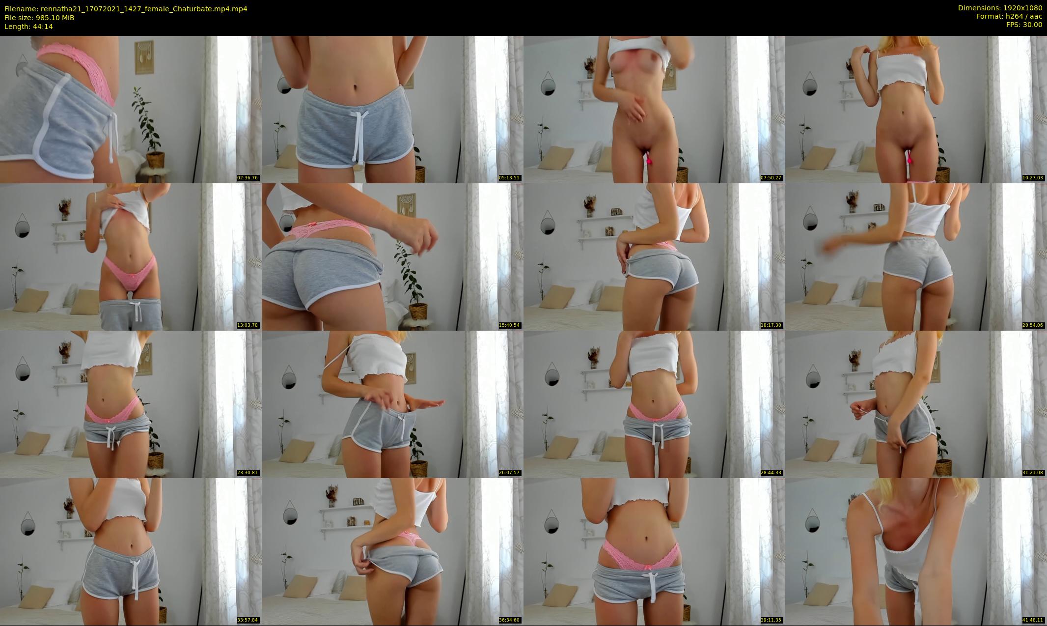 rennatha21 — 45 minute Chaturbate female cam show recording, 1080p, Jul 17, 2021