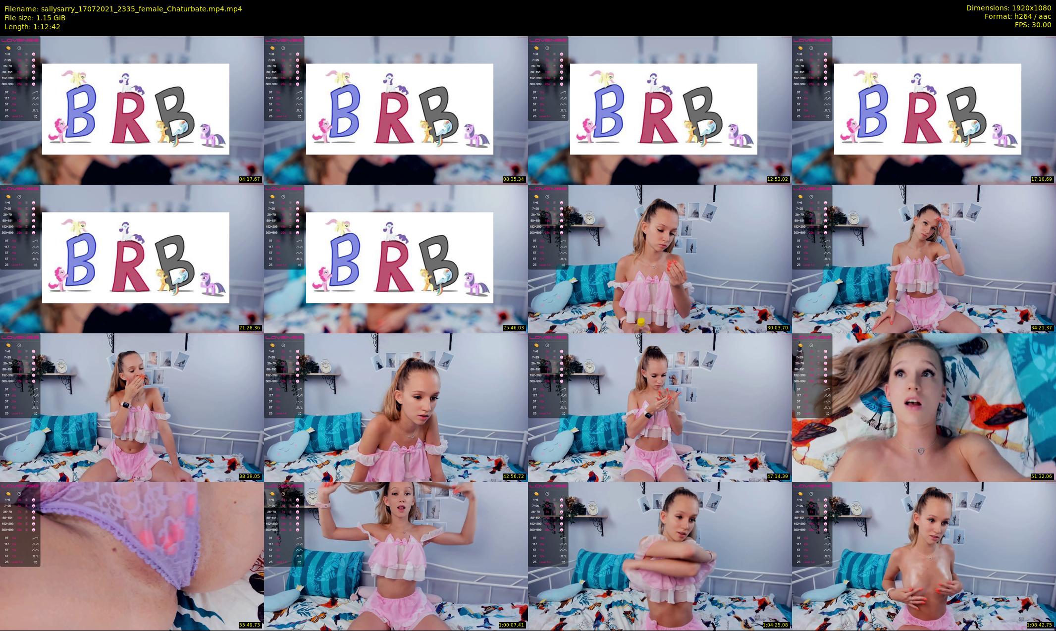 sallysarry — 73 minute Chaturbate couple cam show recording, 1080p, Jul 17, 2021