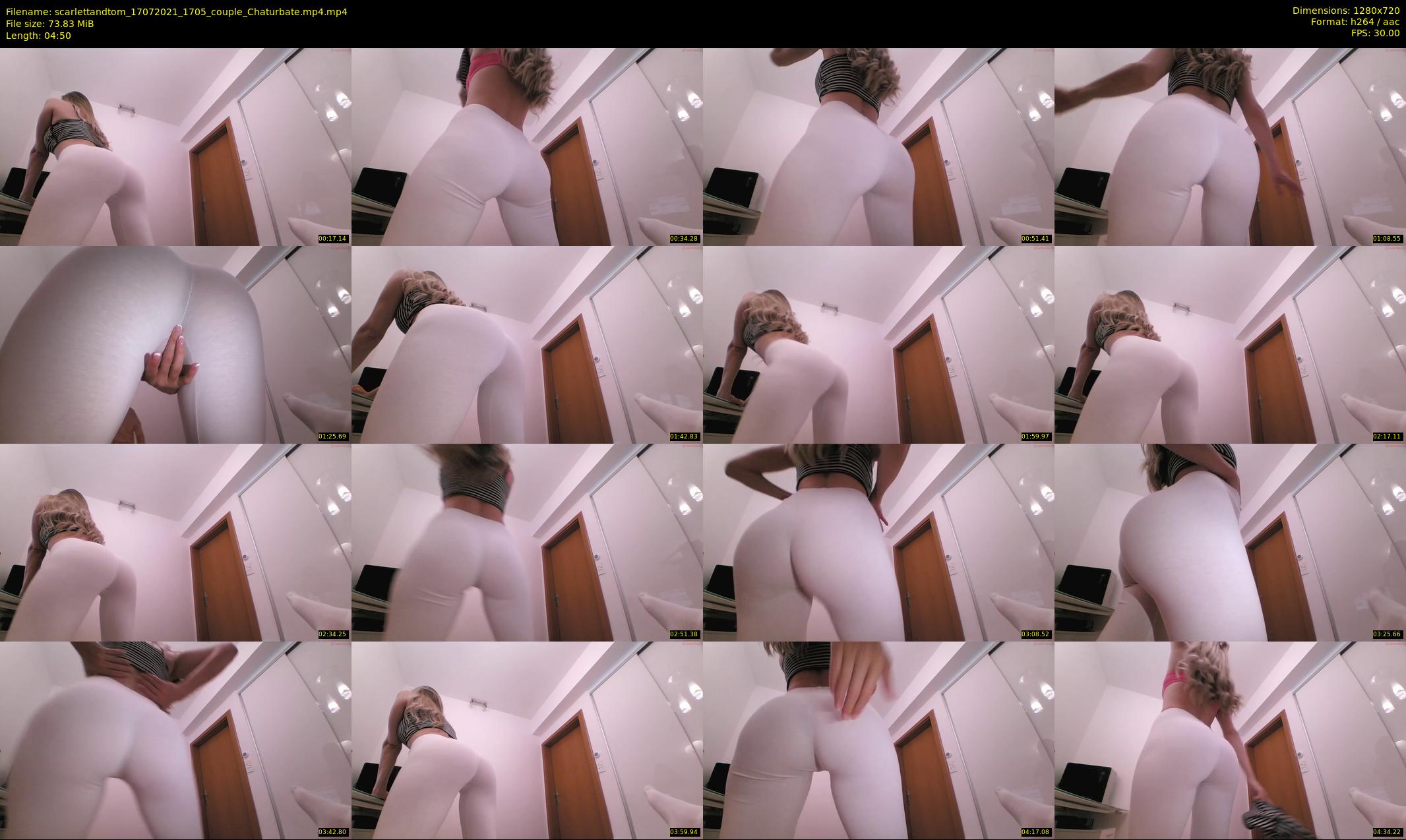 scarlettandtom — 5 minute Chaturbate couple cam show recording, 720p, Jul 17, 2021