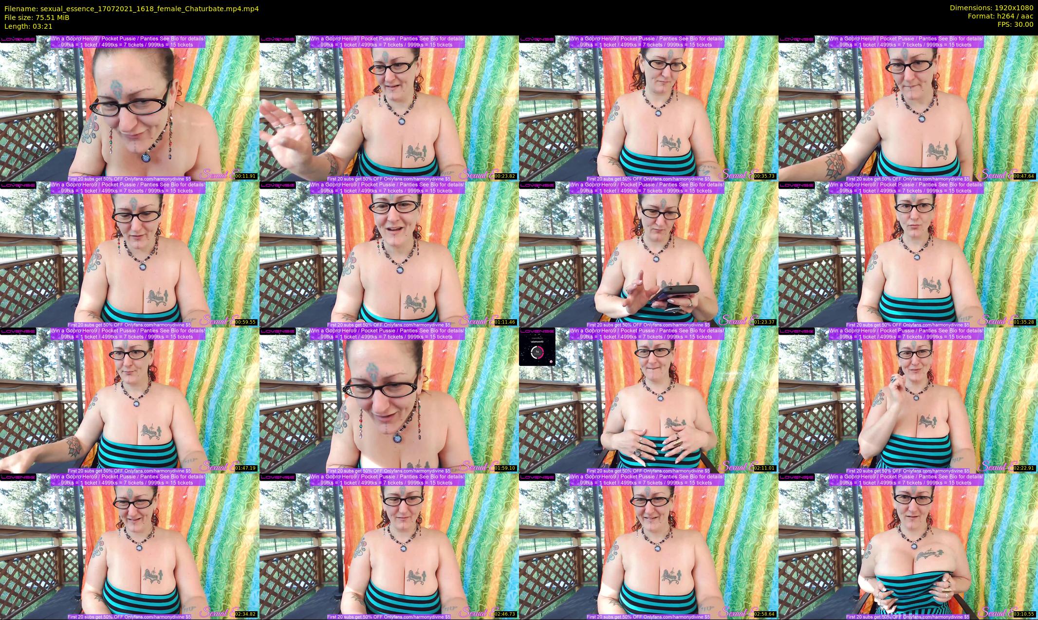 sexual_essence — 4 minute Chaturbate female cam show recording, 1080p, Jul 17, 2021