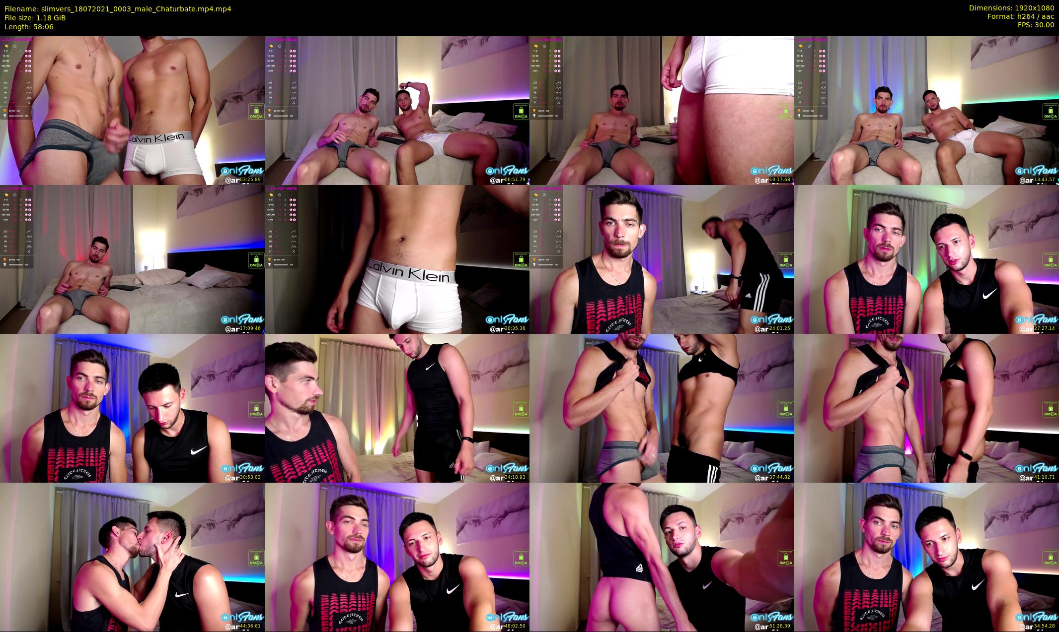 slimvers — 59 minute Chaturbate male cam show recording, 1080p, Jul 18, 2021