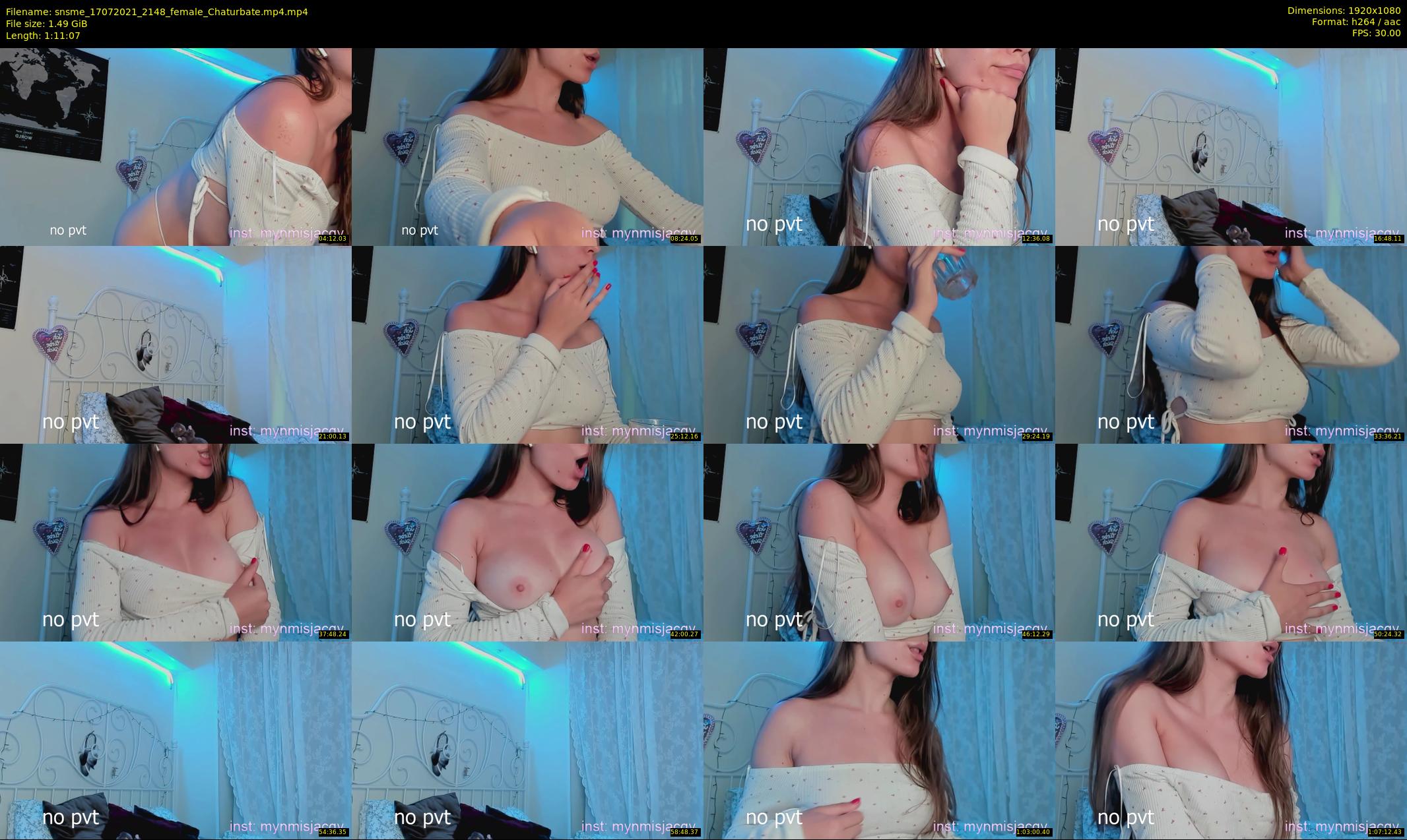 snsme — 72 minute Chaturbate female cam show recording, 1080p, Jul 17, 2021