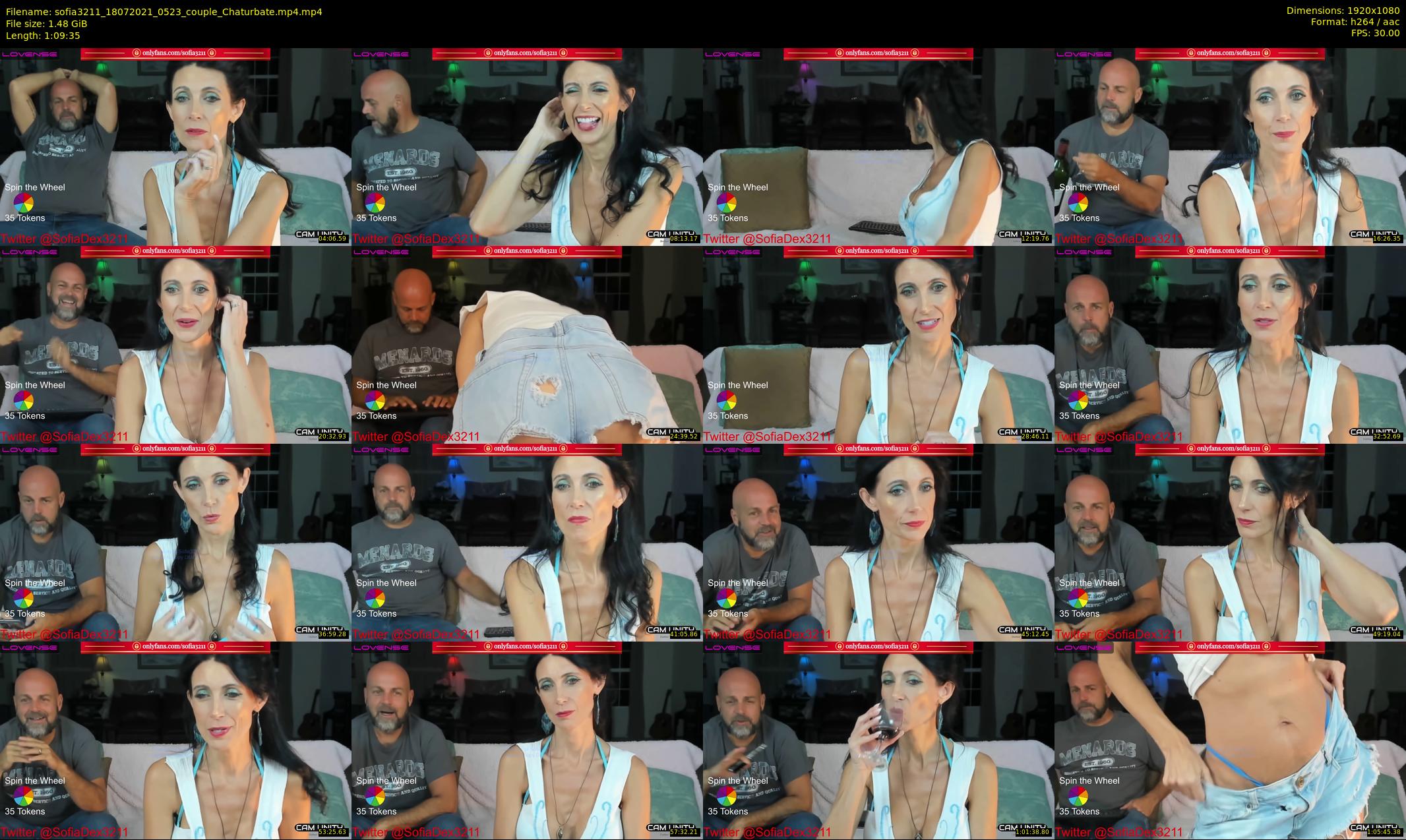 sofia3211 — 70 minute Chaturbate couple cam show recording, 1080p, Jul 18, 2021