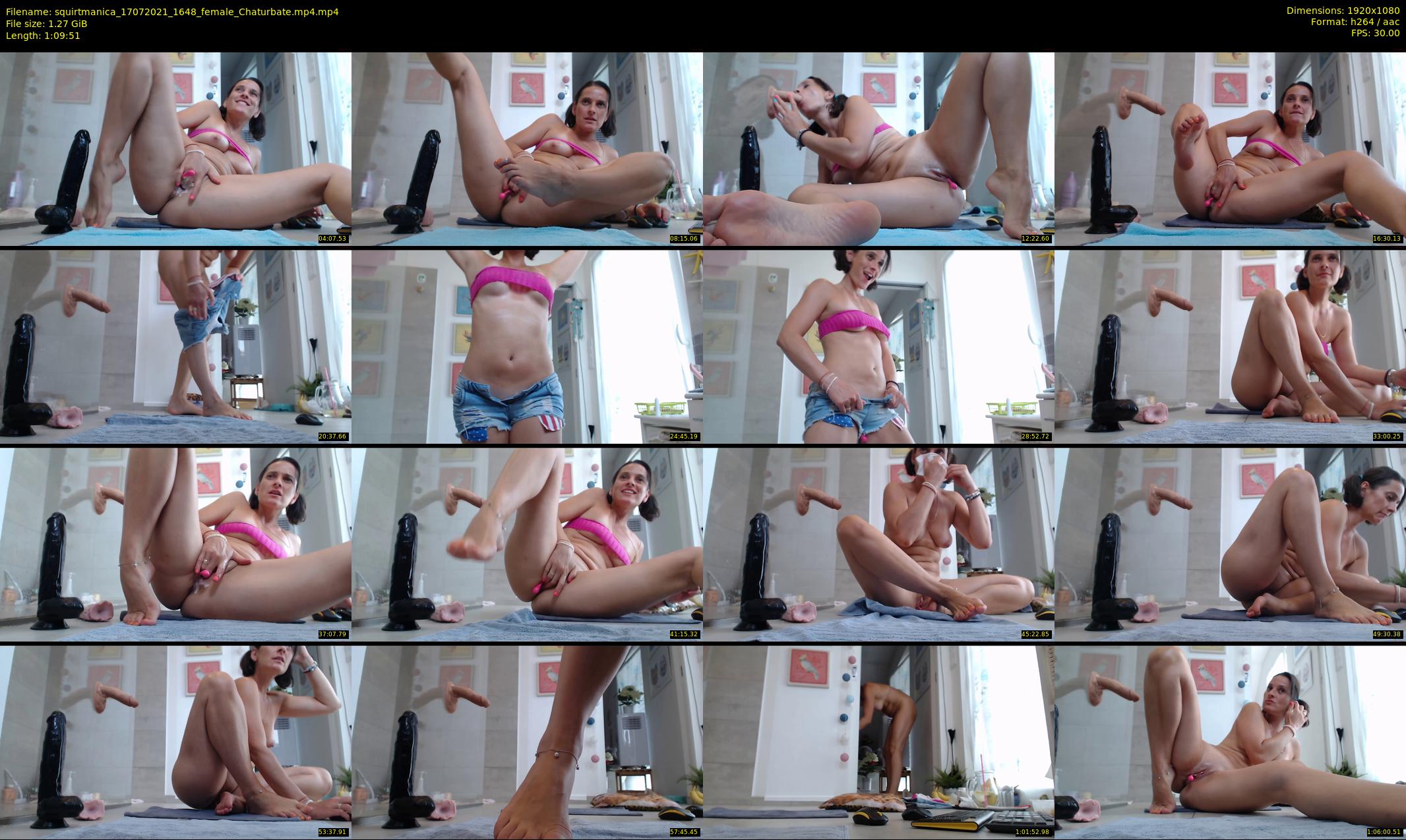 squirtmanica — 70 minute Chaturbate female cam show recording, 1080p, Jul 17, 2021