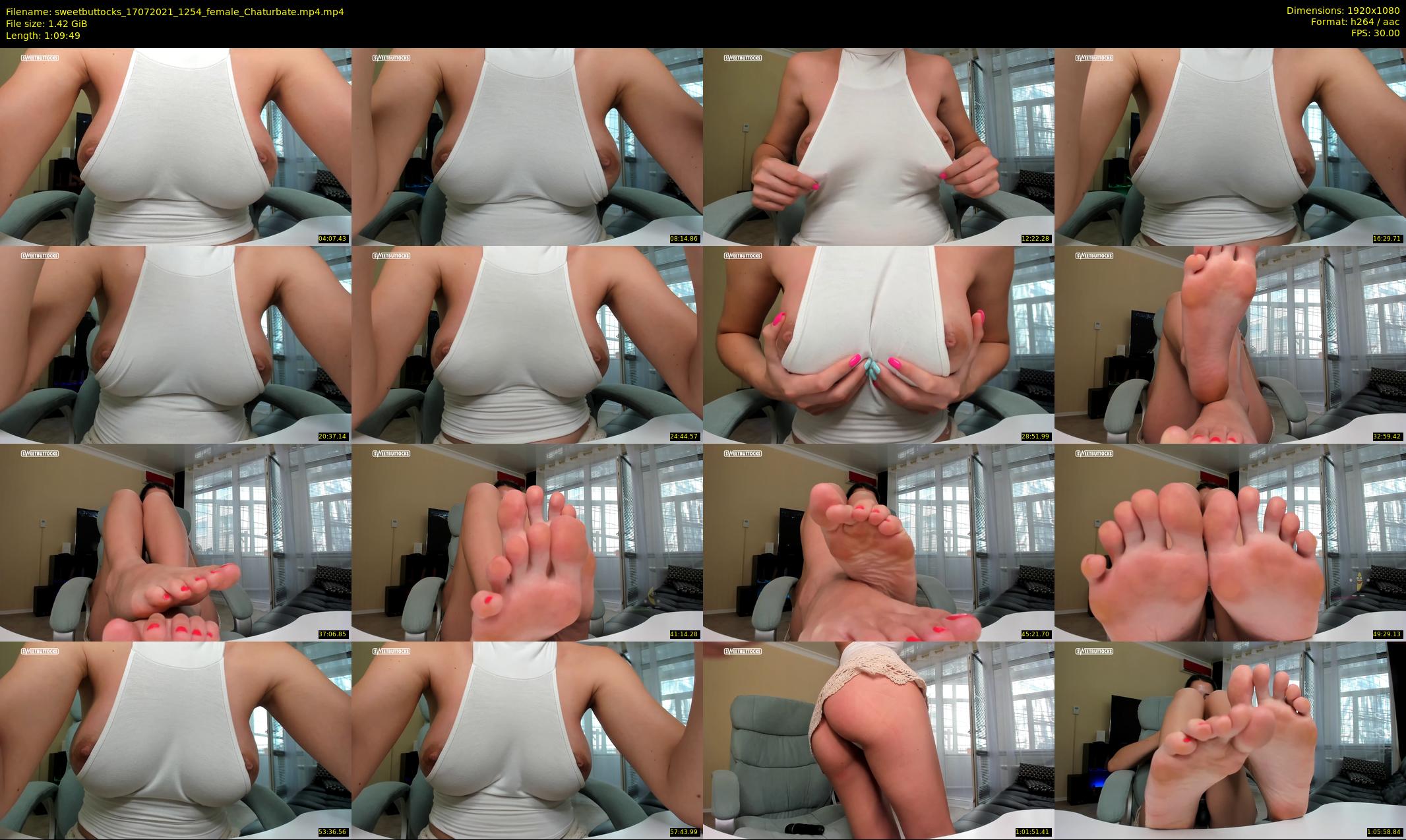 sweetbuttocks — 70 minute Chaturbate female cam show recording, 1080p, Jul 17, 2021