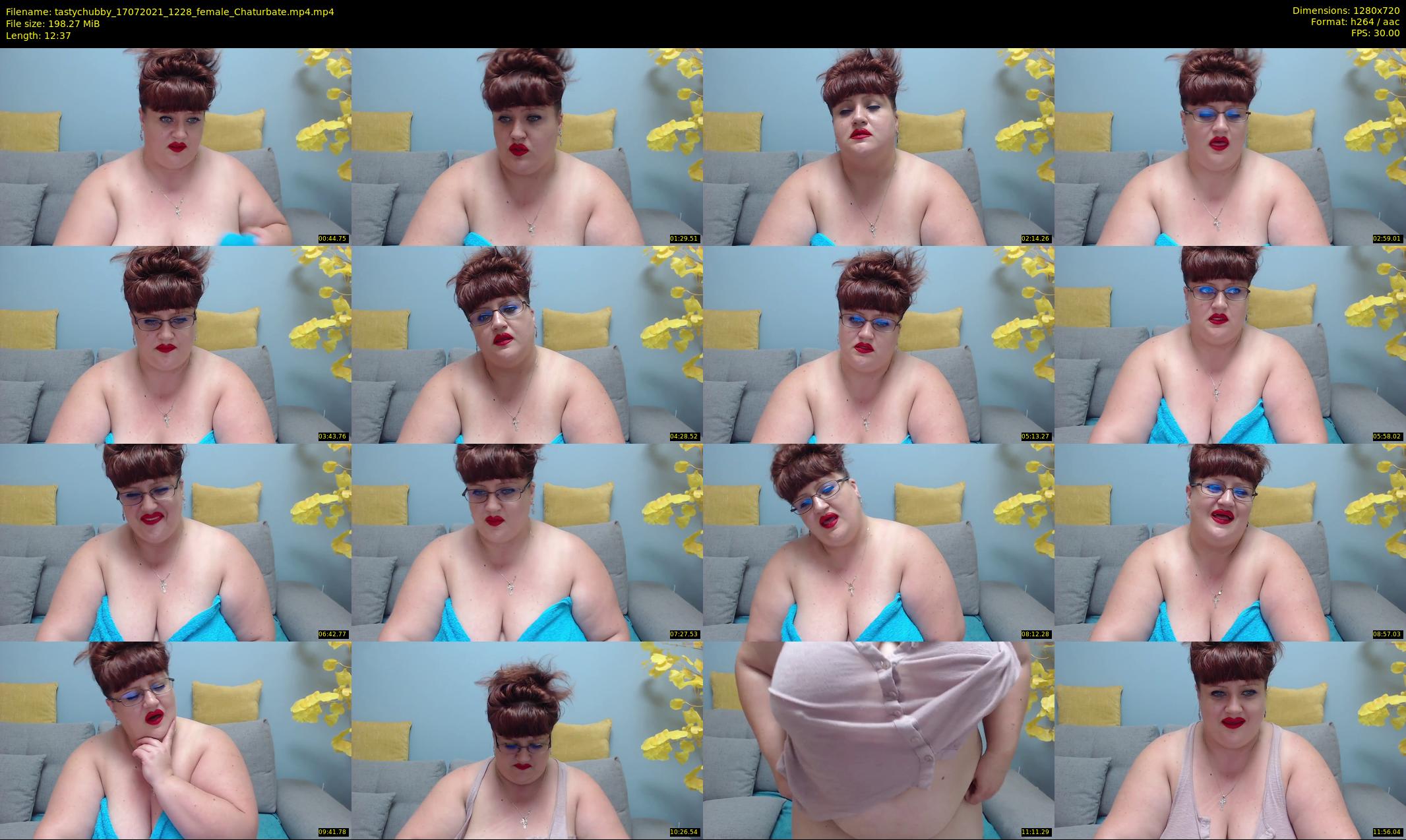 tastychubby — 13 minute Chaturbate female cam show recording, 720p, Jul 17, 2021