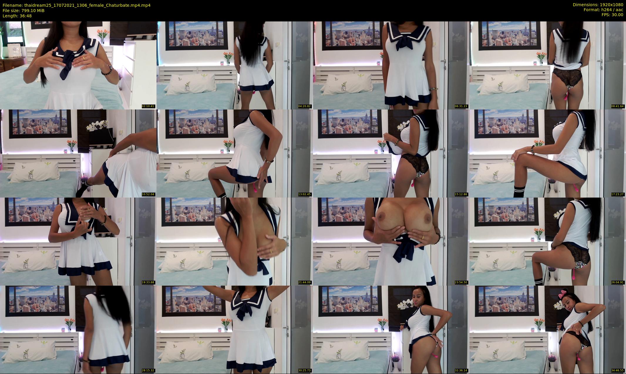 thaidream25 — 37 minute Chaturbate female cam show recording, 1080p, Jul 17, 2021