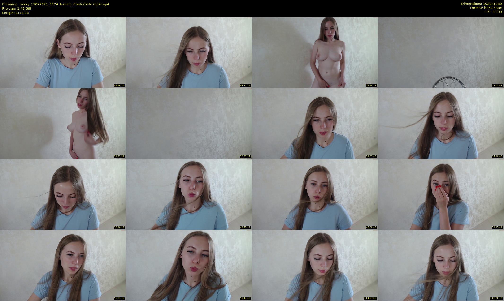 tixxxy — 73 minute Chaturbate female cam show recording, 1080p, Jul 17, 2021