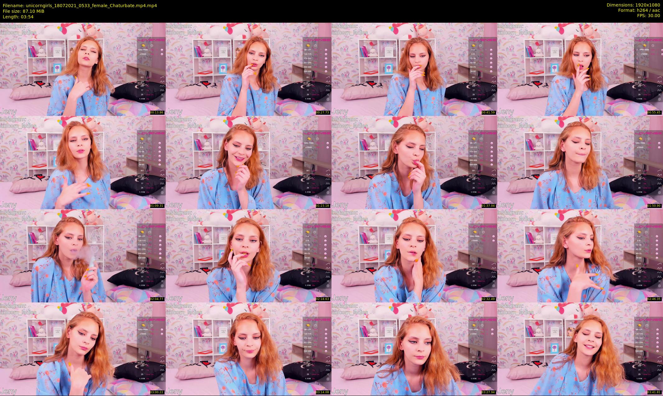 unicorngirls — 4 minute Chaturbate couple cam show recording, 1080p, Jul 18, 2021