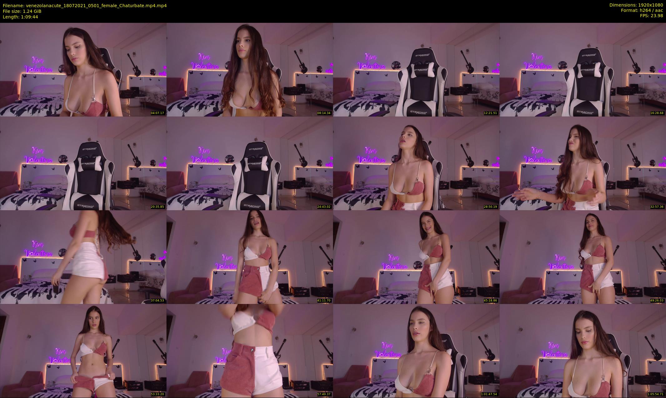 venezolanacute — 70 minute Chaturbate female cam show recording, 1080p, Jul 18, 2021