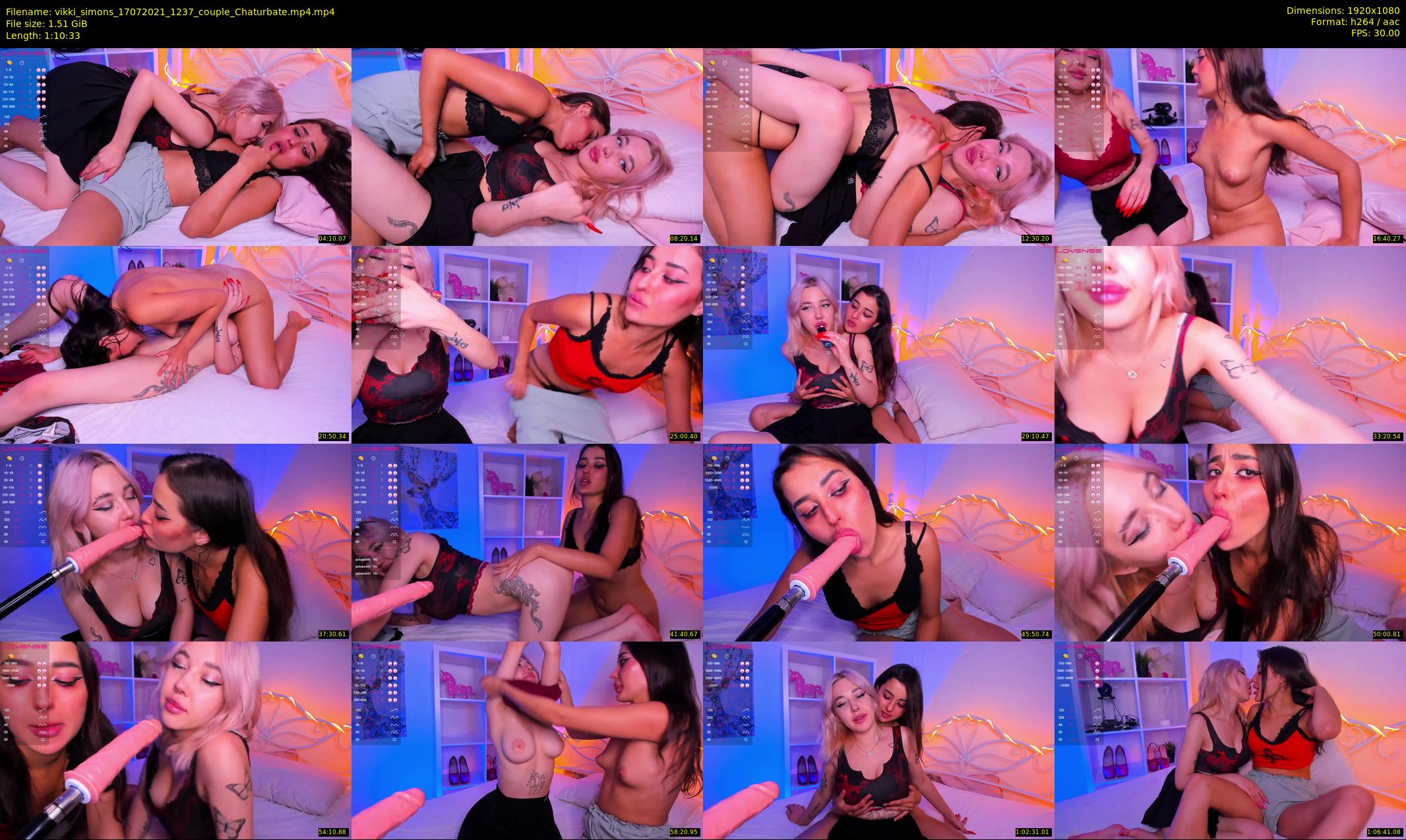 vikki_simons — 71 minute Chaturbate couple cam show recording, 1080p, Jul 17, 2021