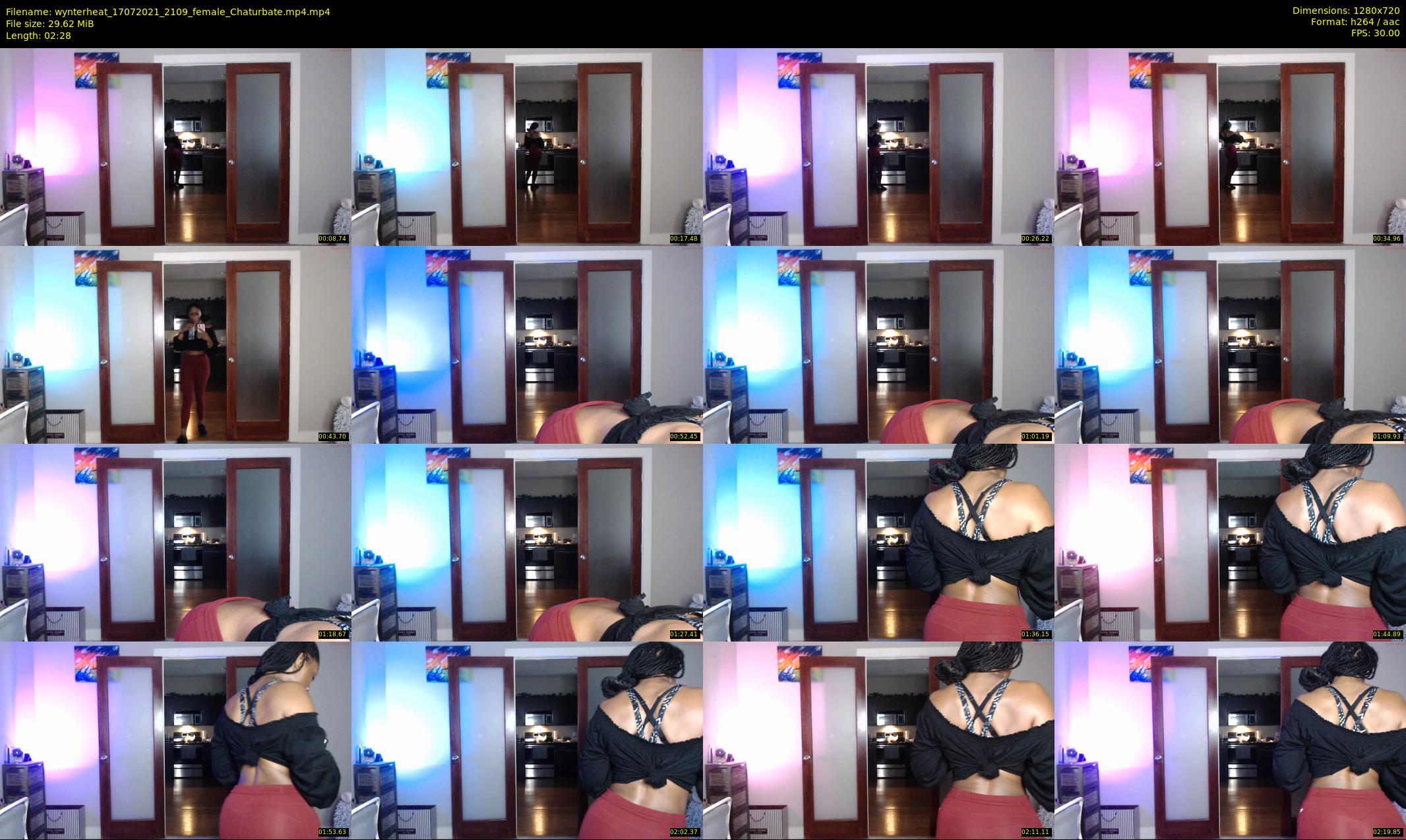 wynterheat — 3 minute Chaturbate female cam show recording, 720p, Jul 17, 2021