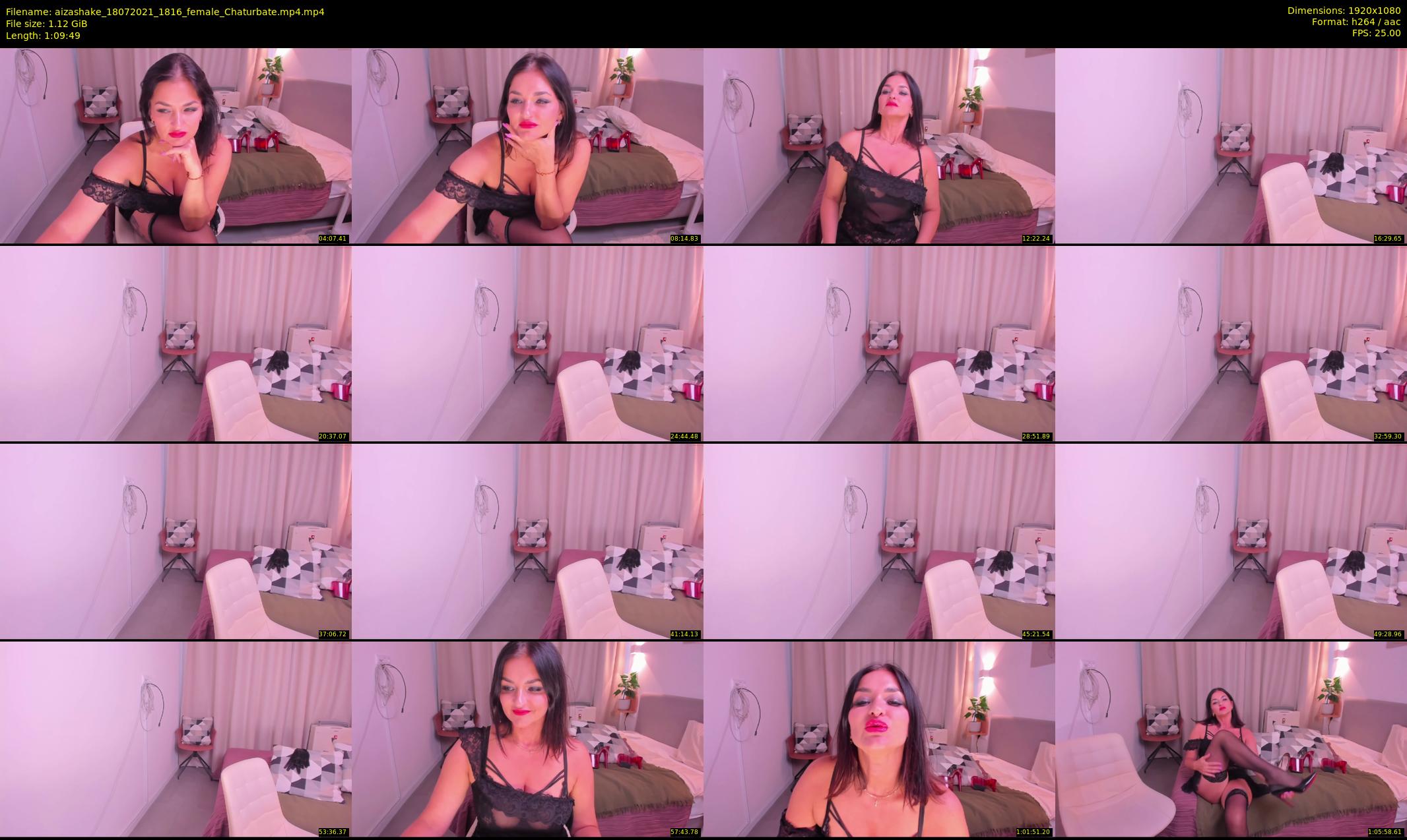 aizashake — 70 minute Chaturbate female cam show recording, 1080p, Jul 18, 2021