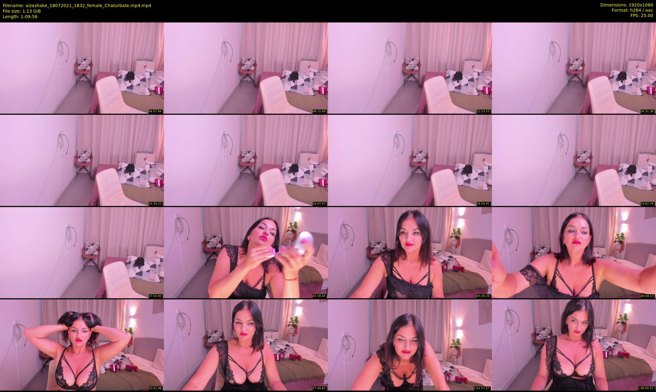 aizashake — 70 minute Chaturbate female cam show recording, 1080p, Jul 18, 2021