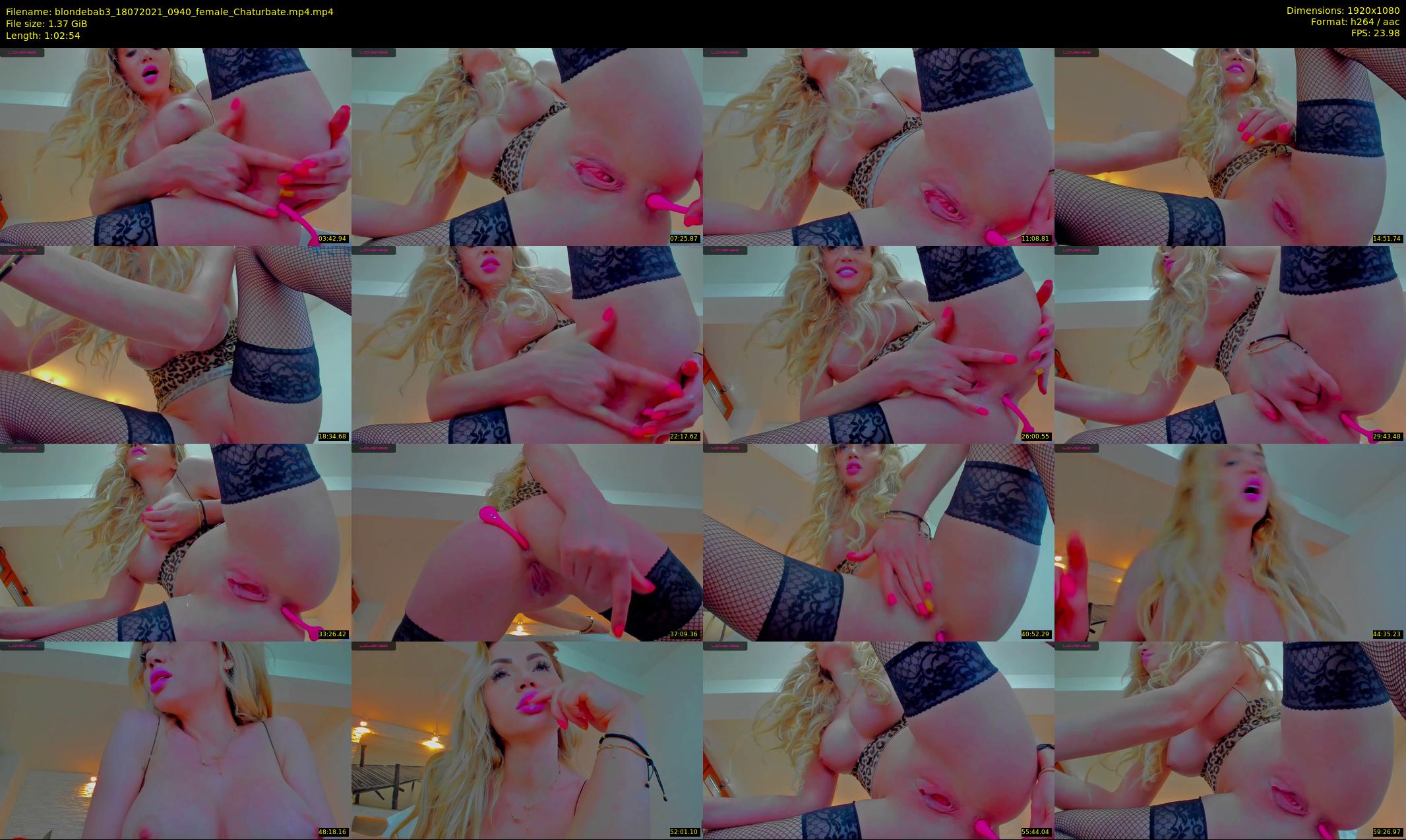 blondebab3 — 63 minute Chaturbate female cam show recording, 1080p, Jul 18, 2021