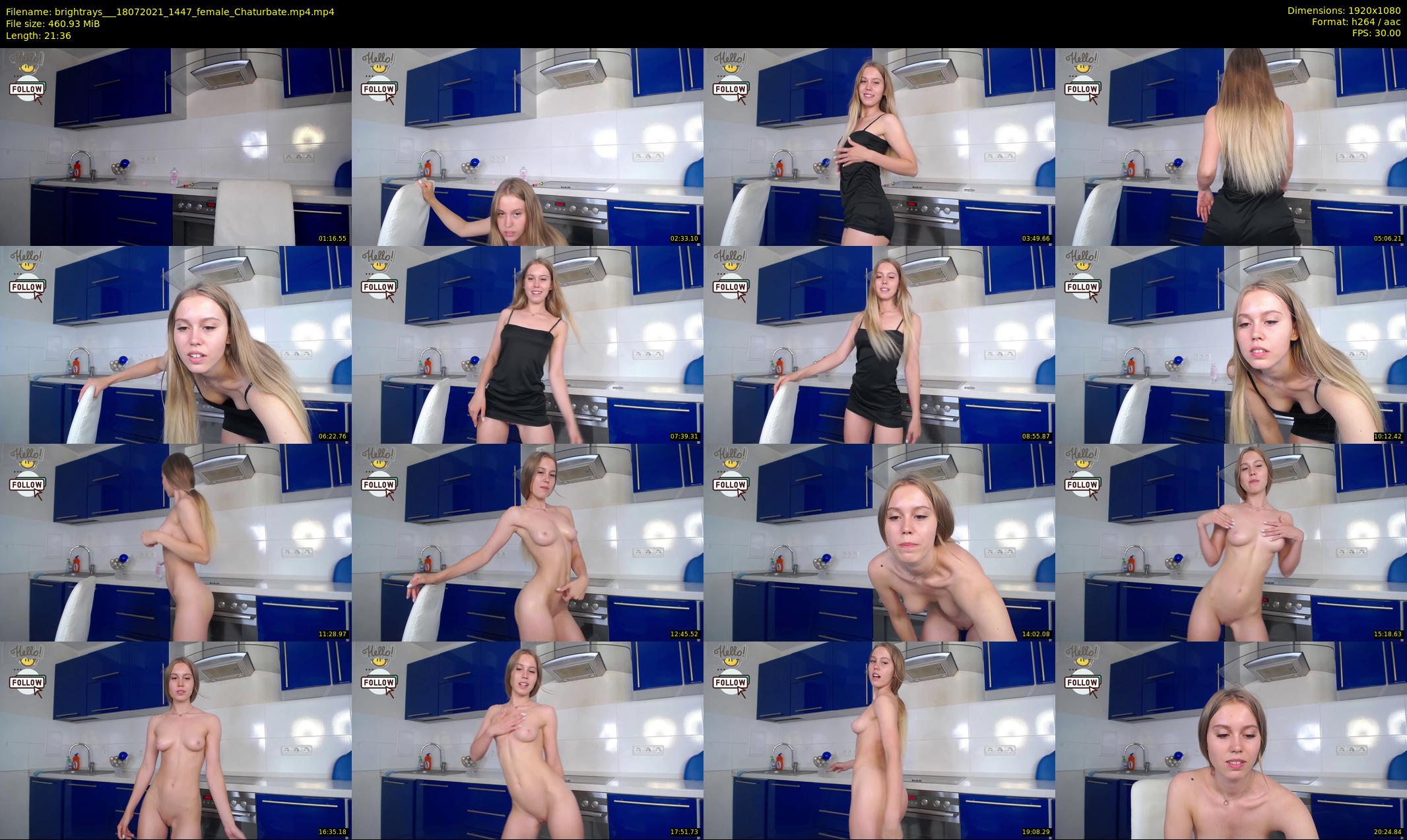 brightrays__ — 22 minute Chaturbate female cam show recording, 1080p, Jul 18, 2021