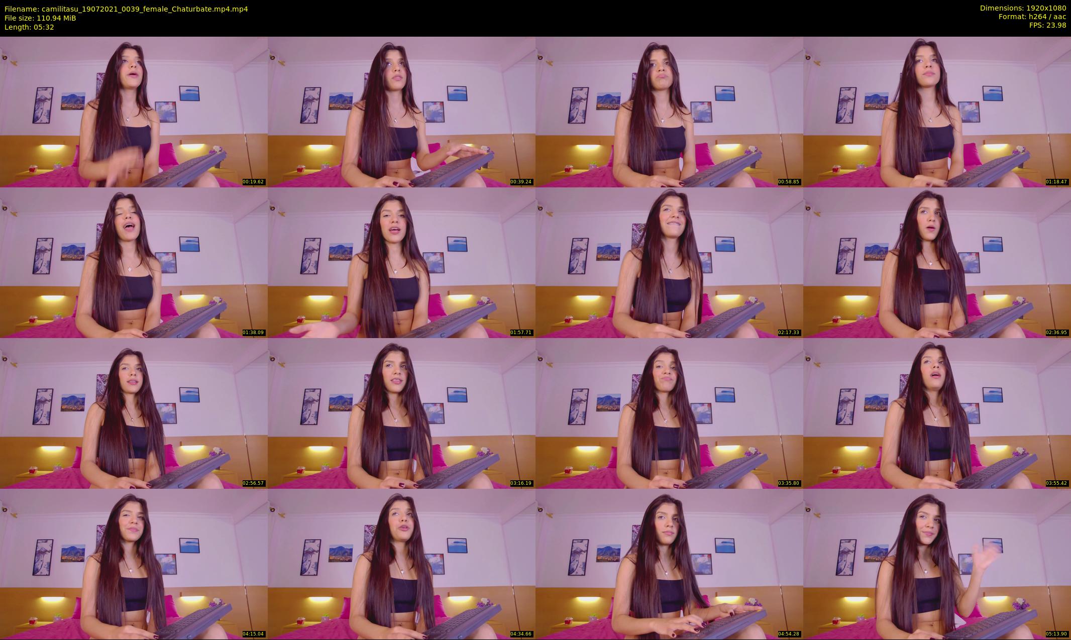 camilitasu — 6 minute Chaturbate female cam show recording, 1080p, Jul 19, 2021
