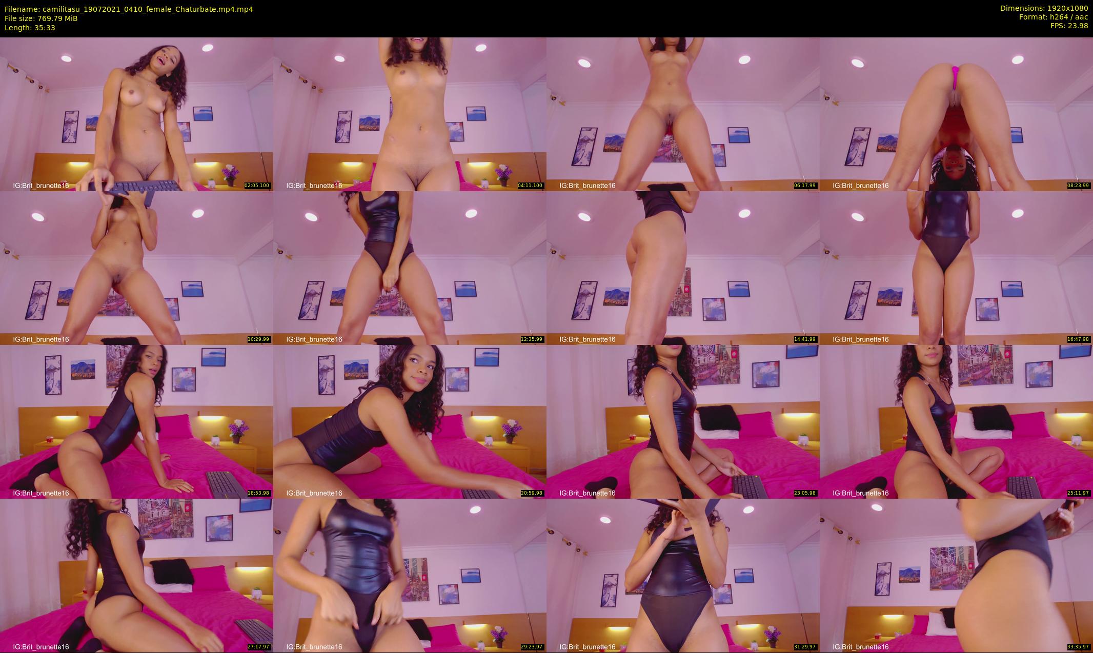 camilitasu — 36 minute Chaturbate female cam show recording, 1080p, Jul 19, 2021