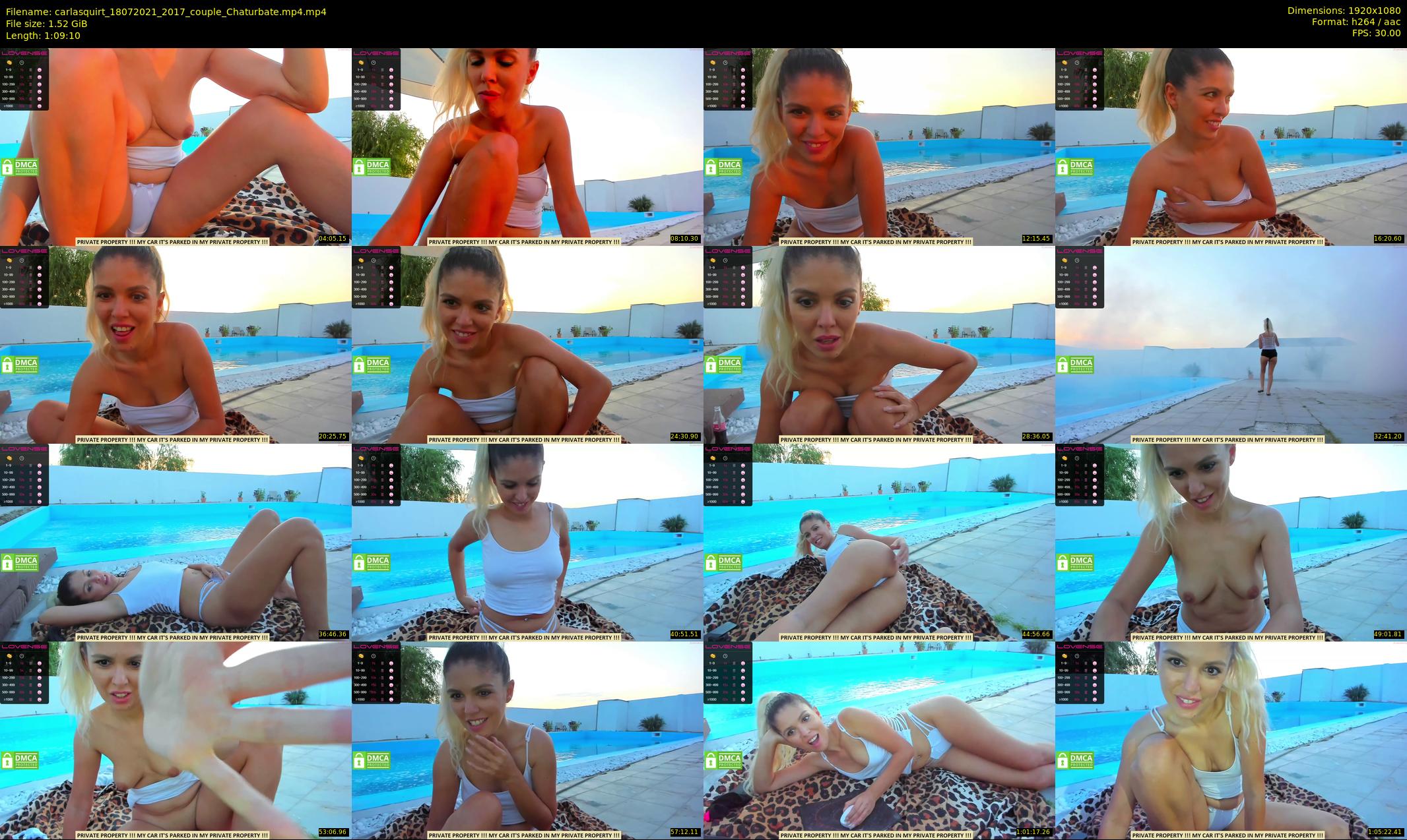 carlasquirt — 70 minute Chaturbate female cam show recording, 1080p, Jul 18, 2021