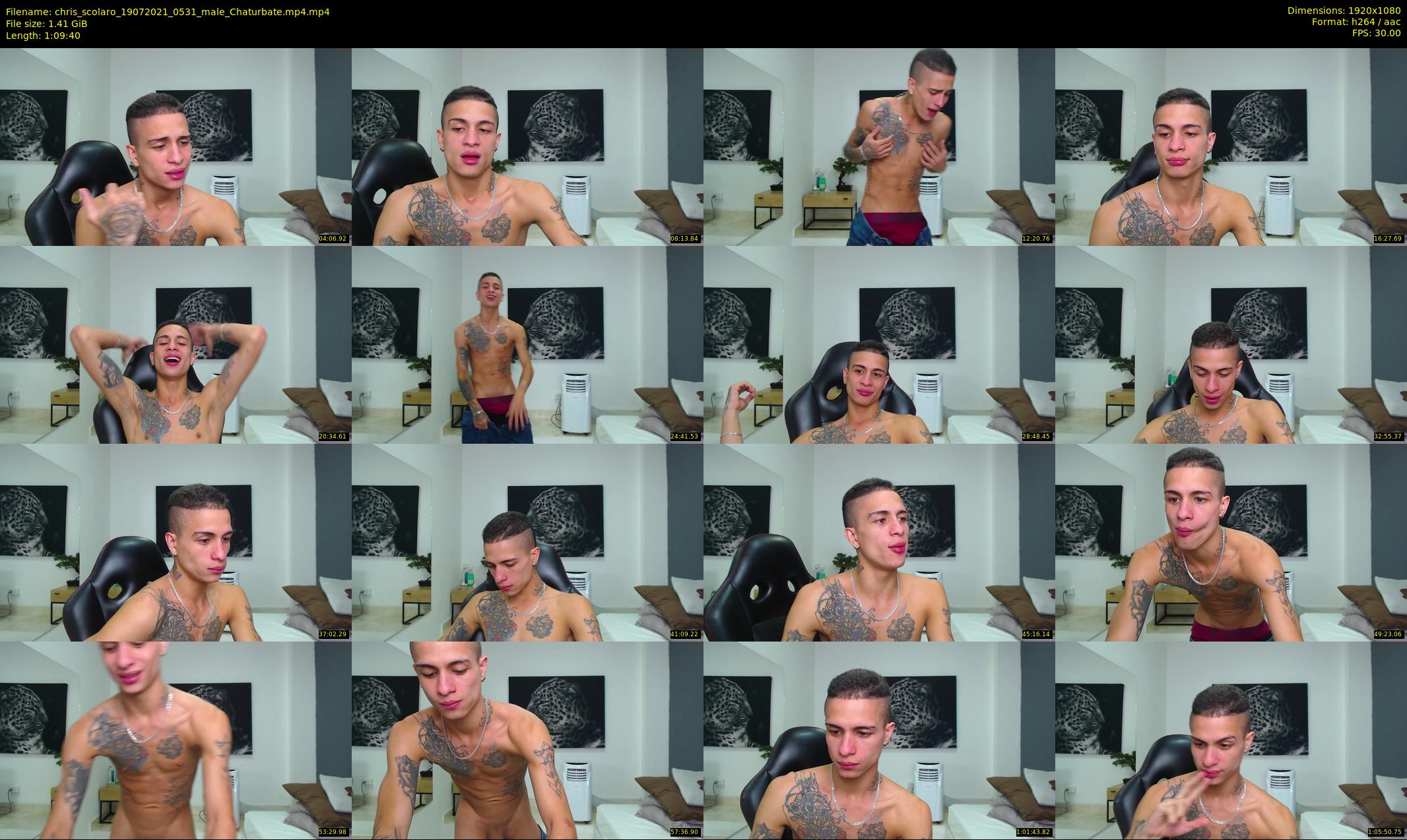 chris_scolaro — 70 minute Chaturbate male cam show recording, 1080p, Jul 19, 2021