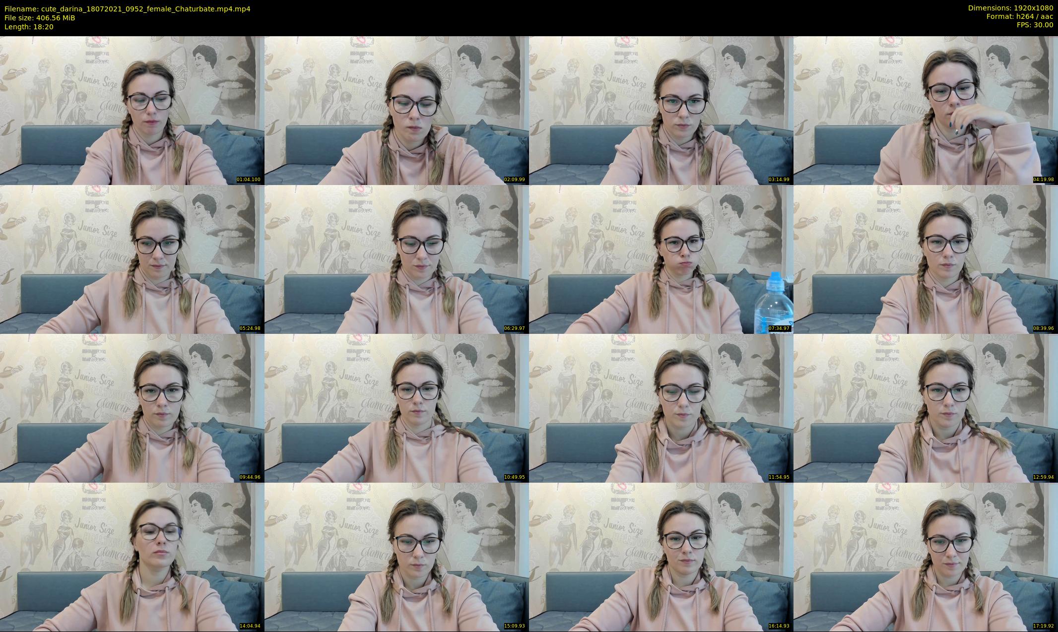 cute_darina — 19 minute Chaturbate female cam show recording, 1080p, Jul 18, 2021