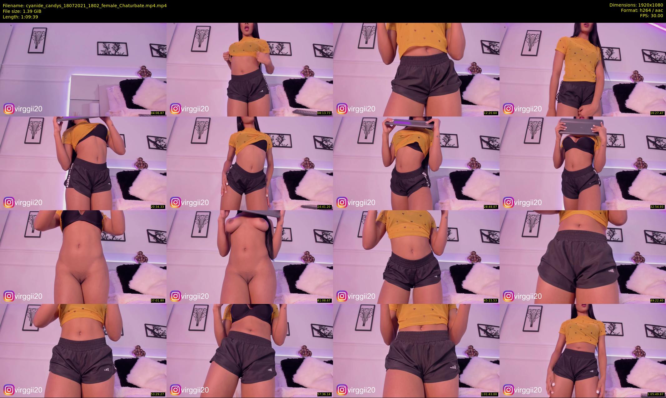 cyanide_candys — 70 minute Chaturbate female cam show recording, 1080p, Jul 18, 2021