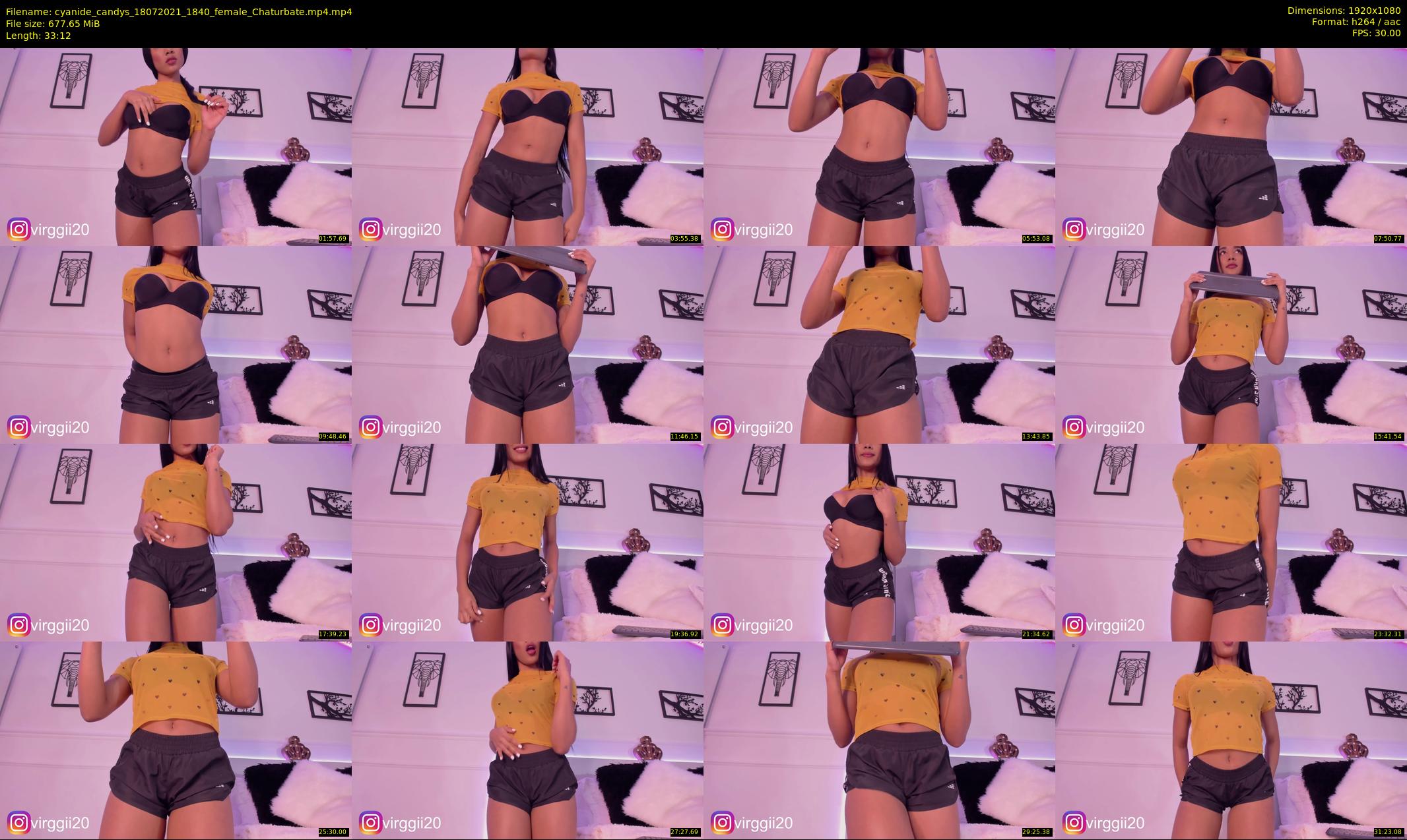 cyanide_candys — 34 minute Chaturbate female cam show recording, 1080p, Jul 18, 2021