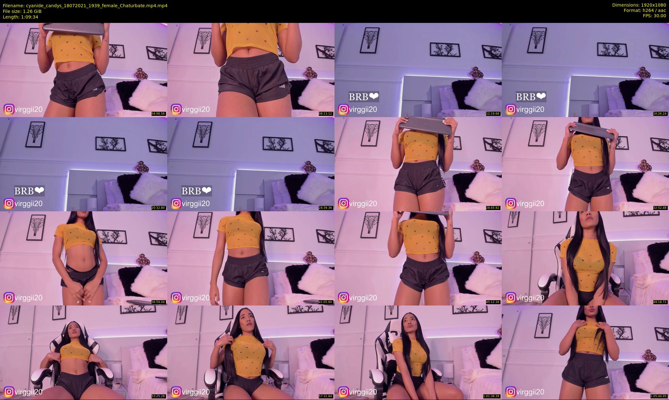 cyanide_candys — 70 minute Chaturbate female cam show recording, 1080p, Jul 18, 2021