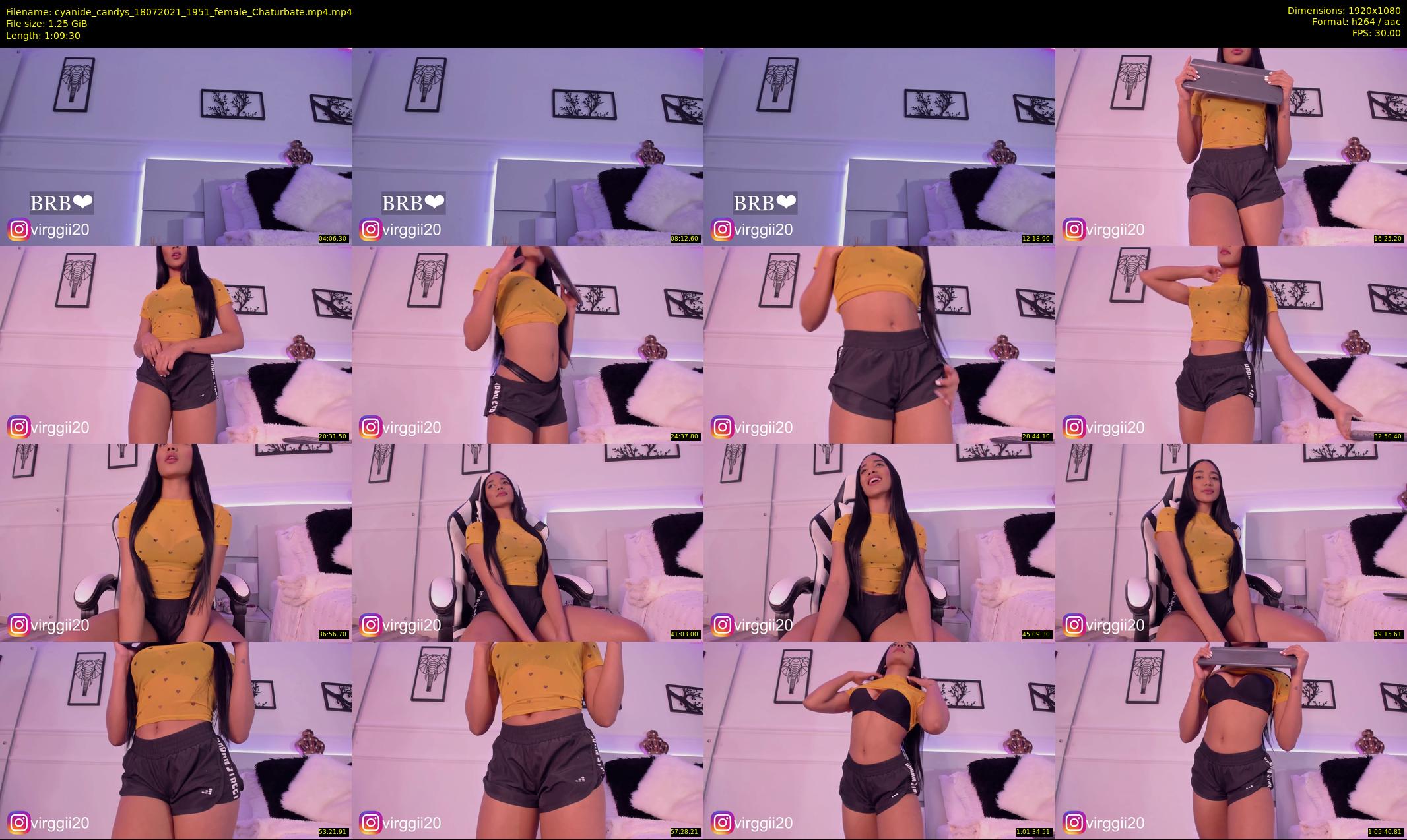 cyanide_candys — 70 minute Chaturbate female cam show recording, 1080p, Jul 18, 2021