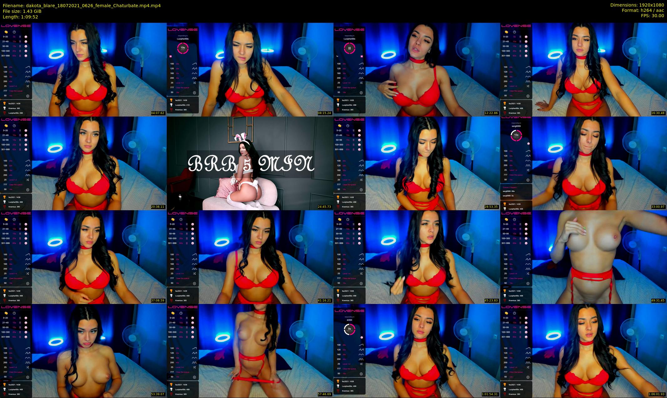dakota_blare — 70 minute Chaturbate female cam show recording, 1080p, Jul 18, 2021