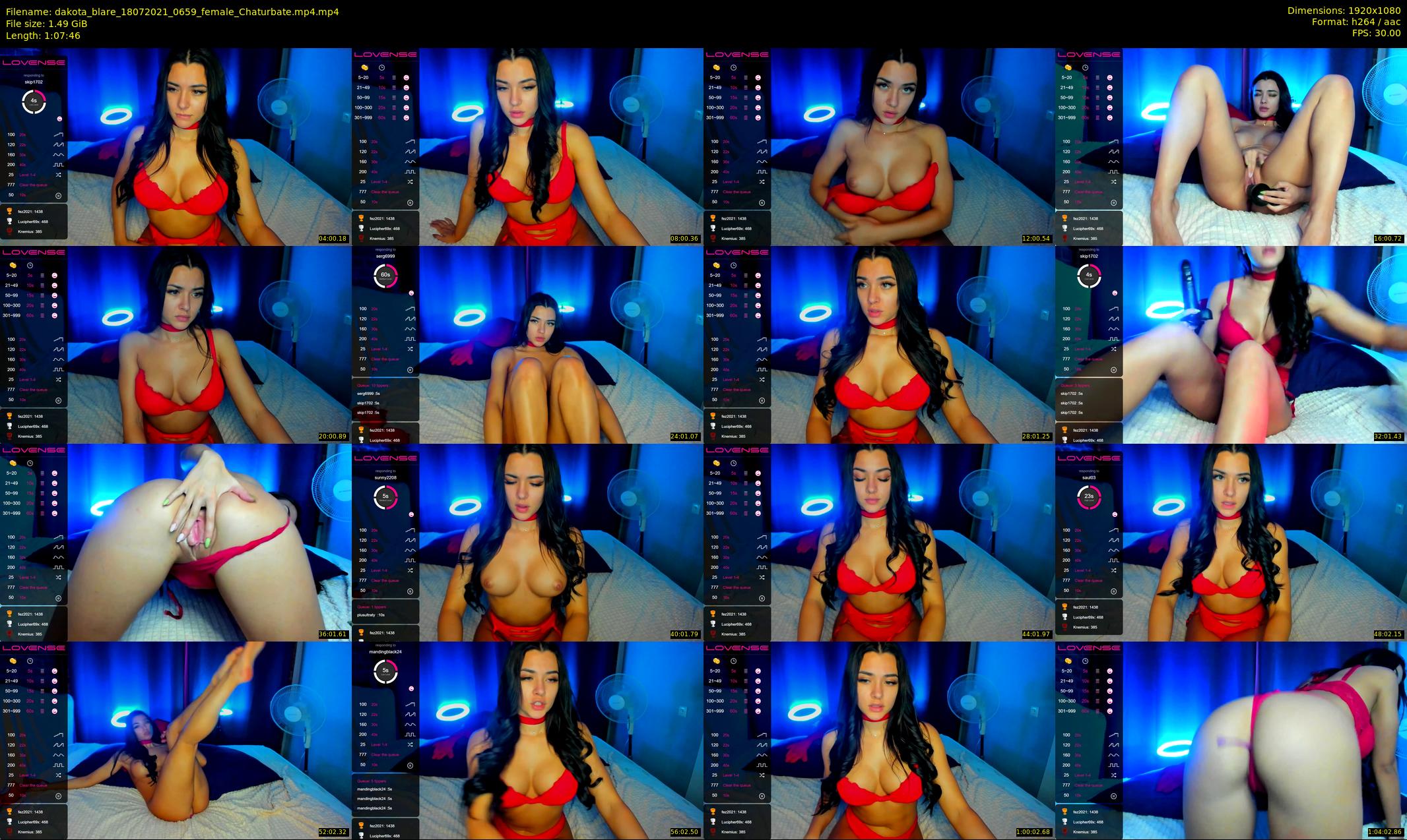 dakota_blare — 68 minute Chaturbate female cam show recording, 1080p, Jul 18, 2021