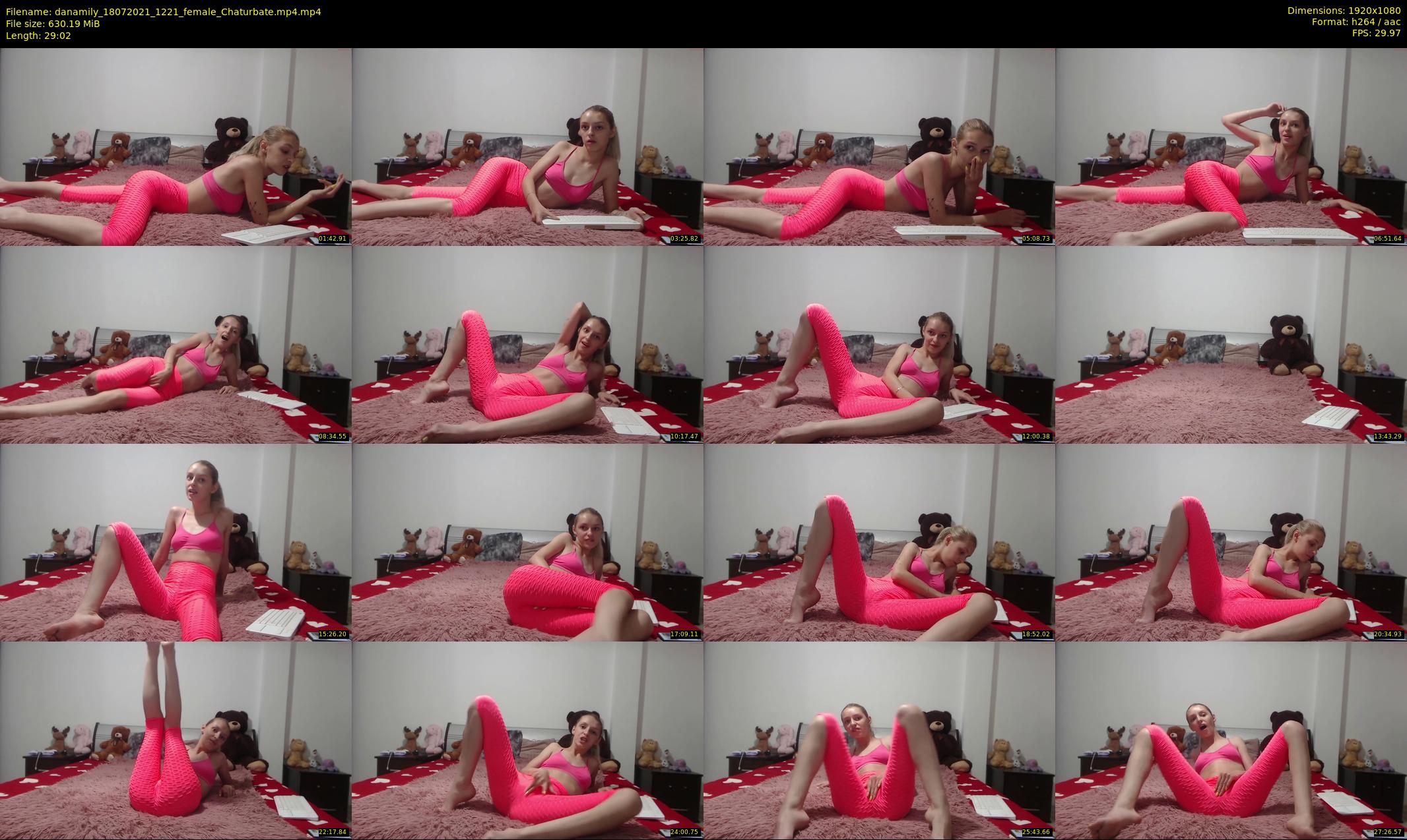 danamily — 30 minute Chaturbate female cam show recording, 1080p, Jul 18, 2021