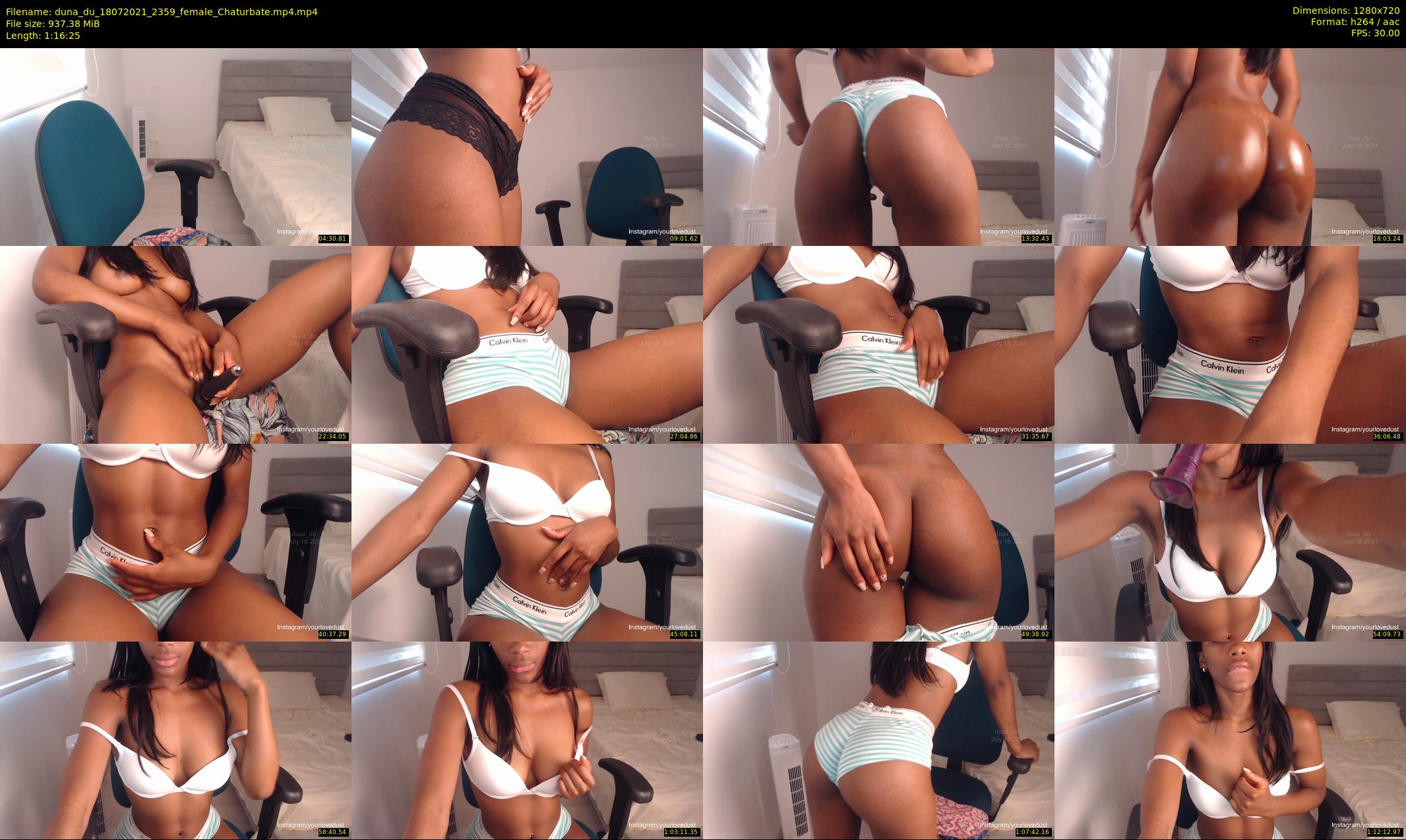 duna_du — 77 minute Chaturbate female cam show recording, 720p, Jul 18, 2021