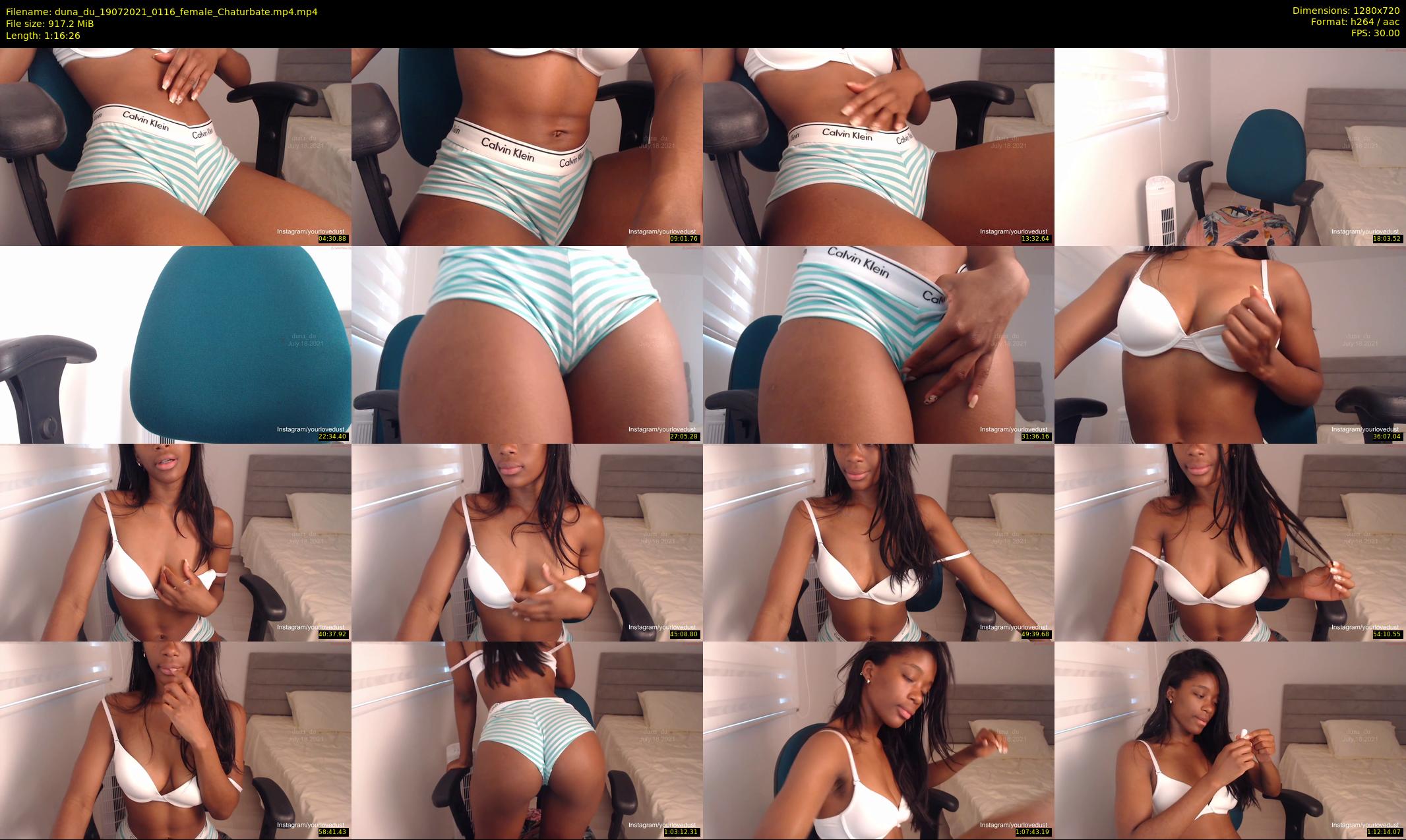 duna_du — 77 minute Chaturbate female cam show recording, 720p, Jul 19, 2021