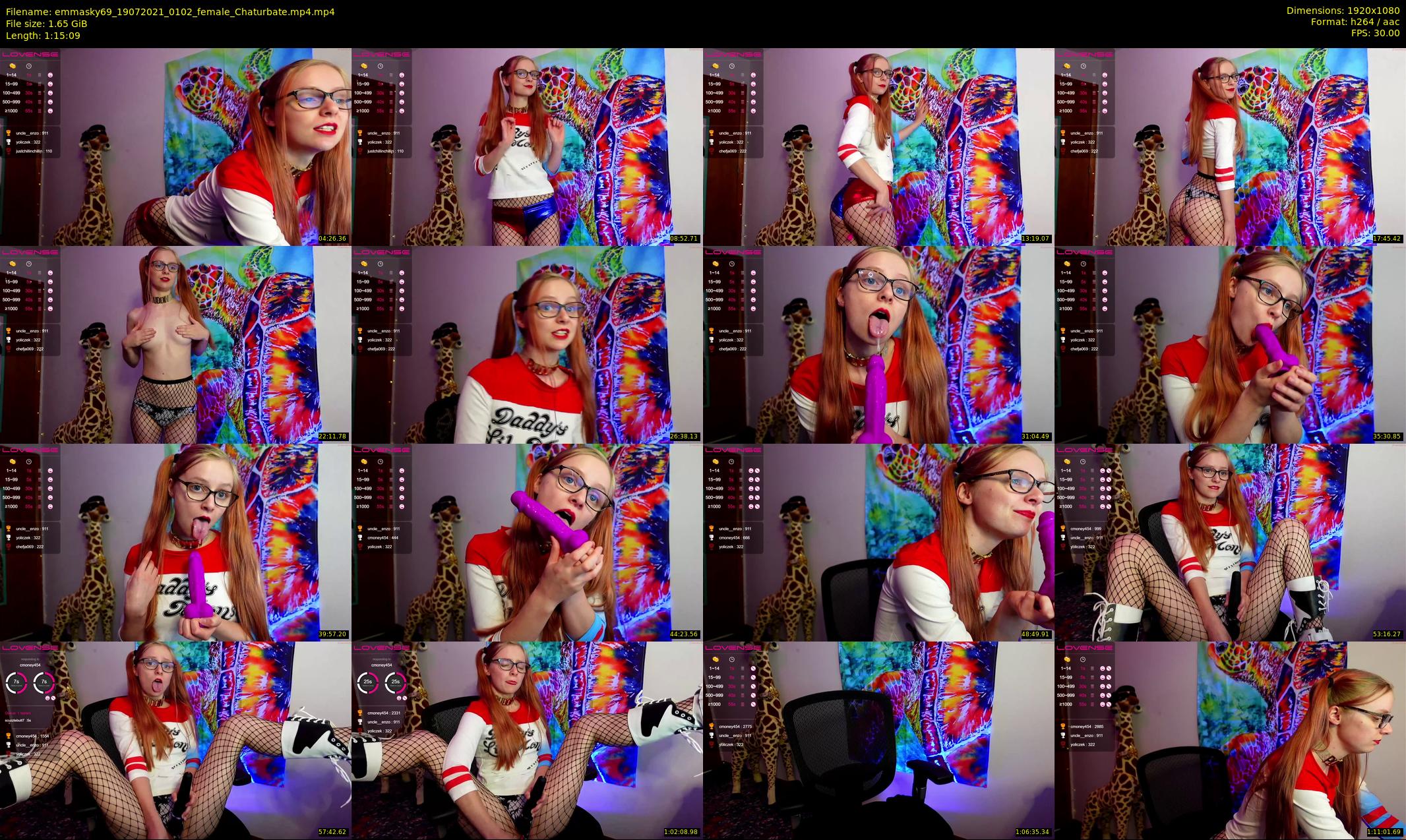 emmasky69 — 76 minute Chaturbate female cam show recording, 1080p, Jul 19, 2021