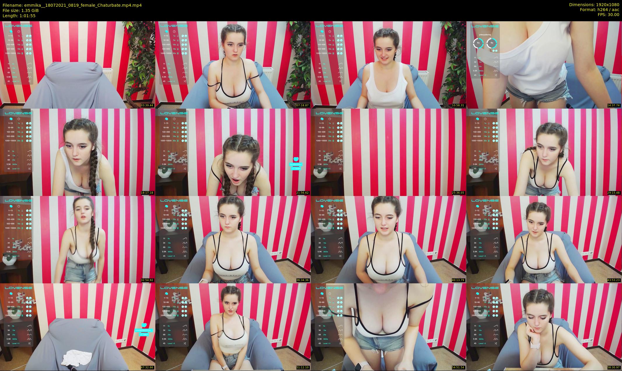 emmika_ — 62 minute Chaturbate female cam show recording, 1080p, Jul 18, 2021